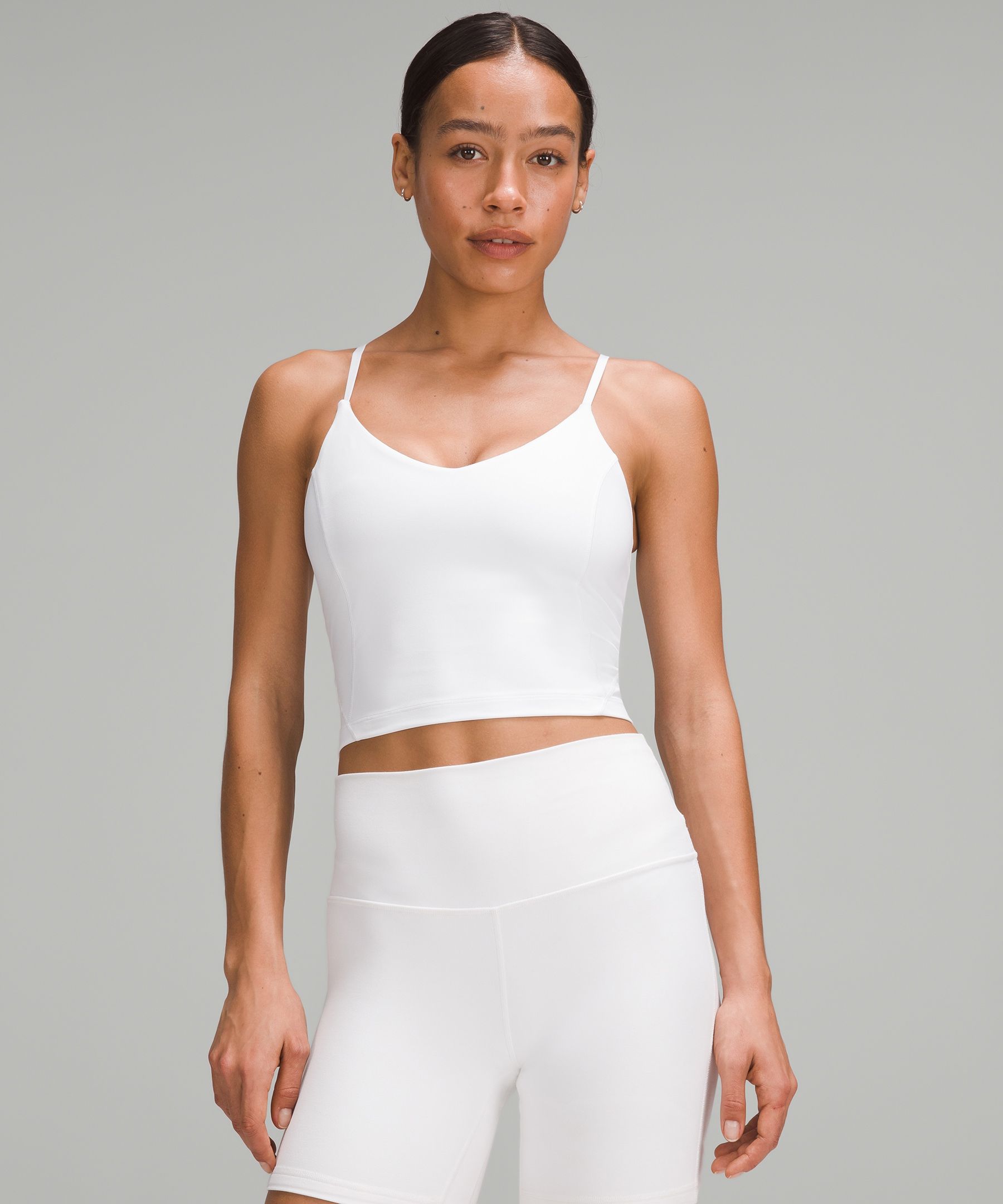 Shop Lululemon Align™ Cropped Cami Tank Top C/d Cup