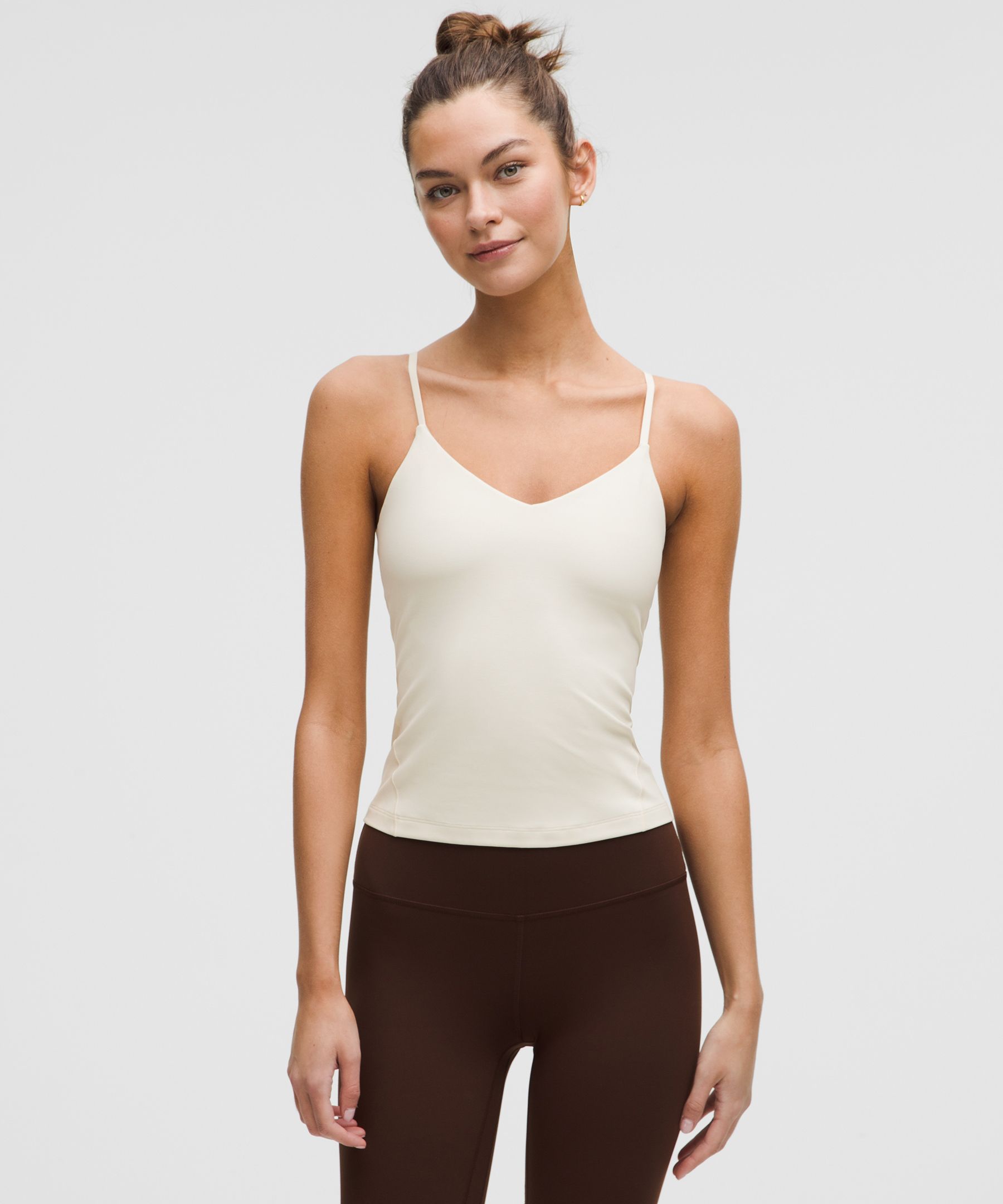 Lululemon Align™ Waist-Length Cami Tank Top A/B Cup - White