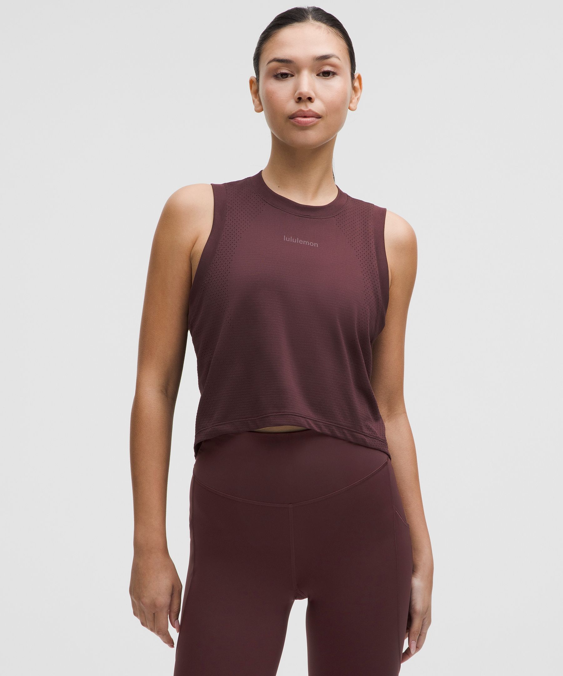 Swiftly High-Low Cropped Tank Top