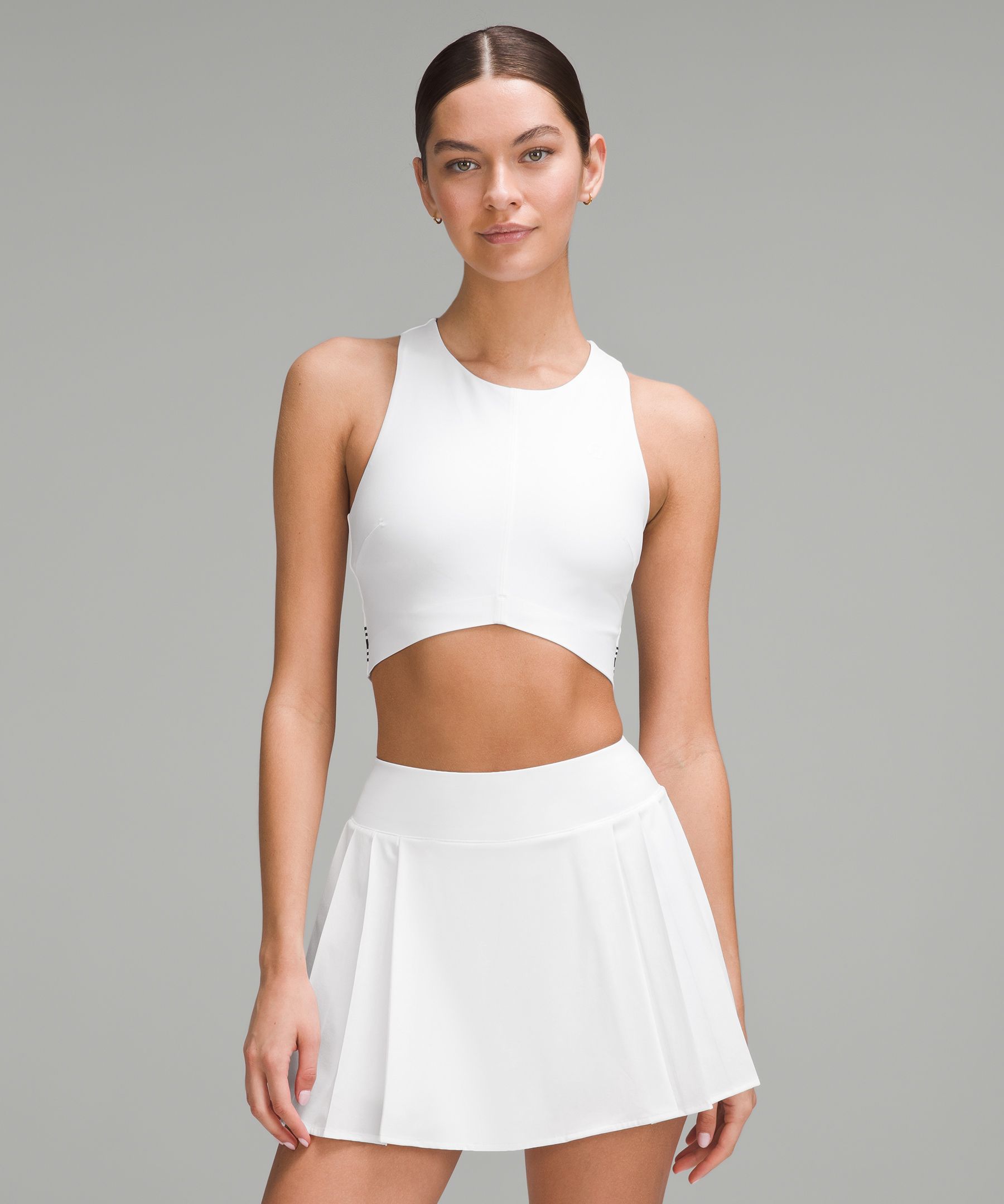 Shop Lululemon V-waist Cropped Tennis Tank Top