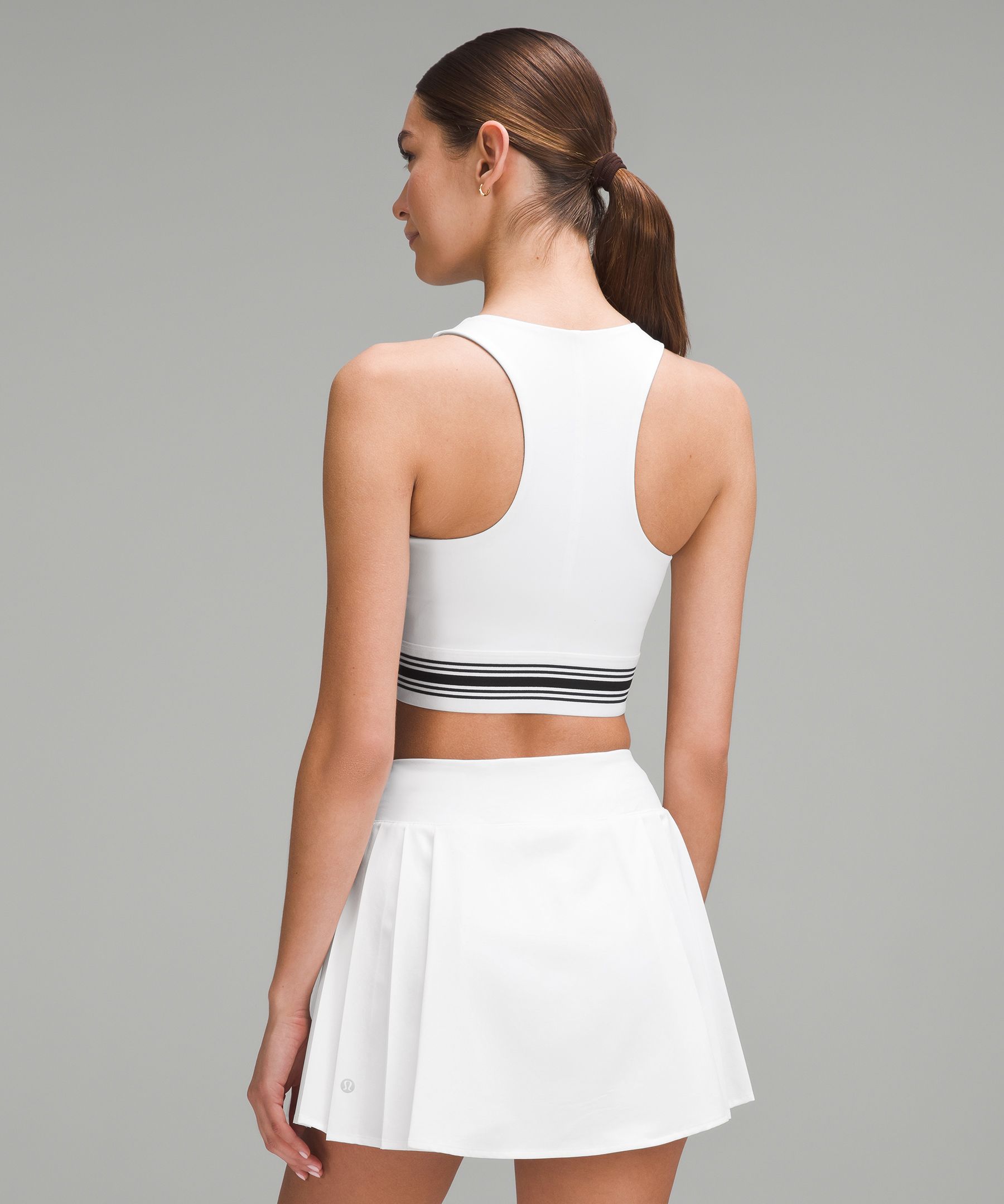 Shop Lululemon V-waist Cropped Tennis Tank Top