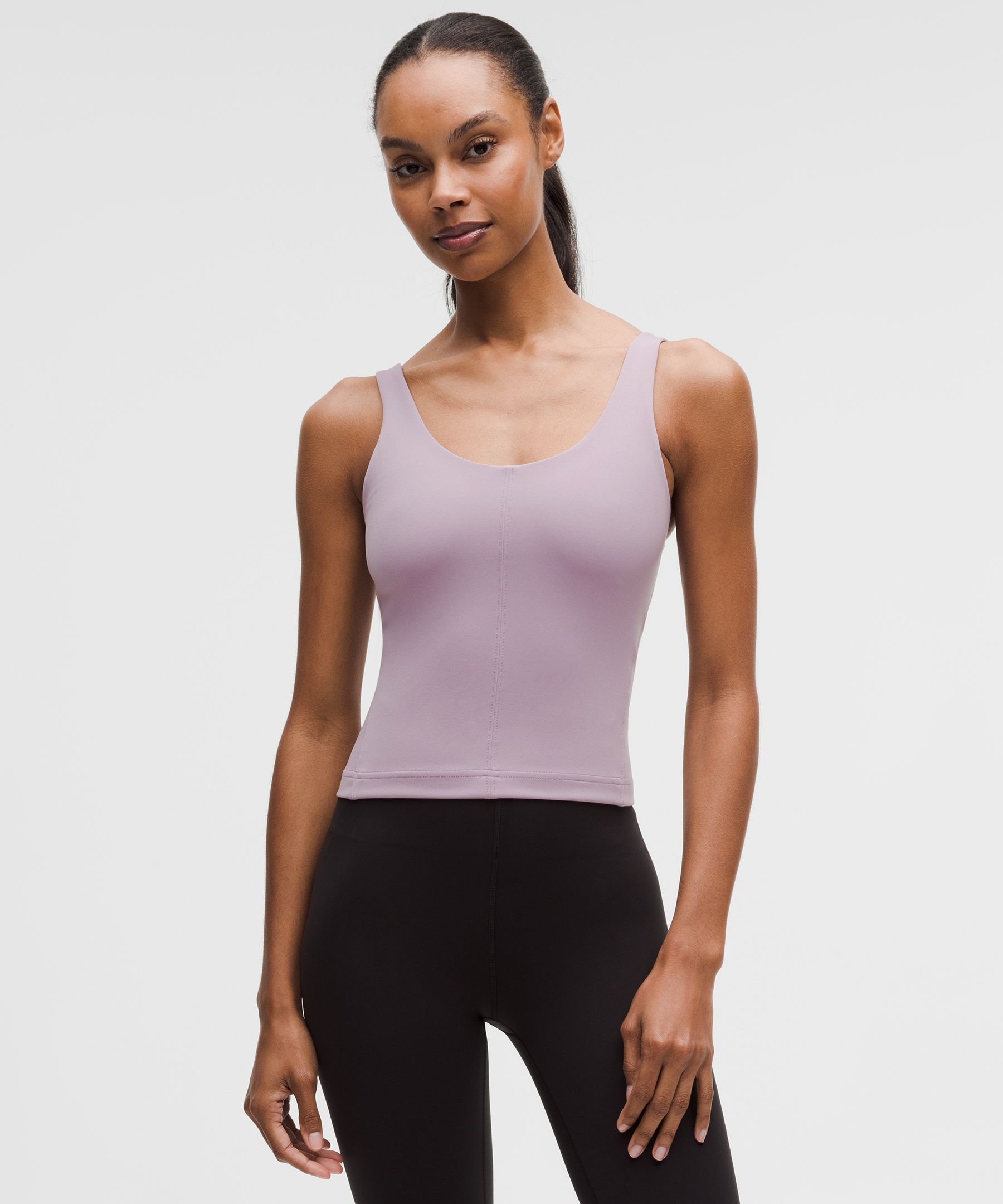 lululemon – Women’s Glow Up Tank Top Medium Support, B/C Cup – Color Purple/Pastel – Size 8