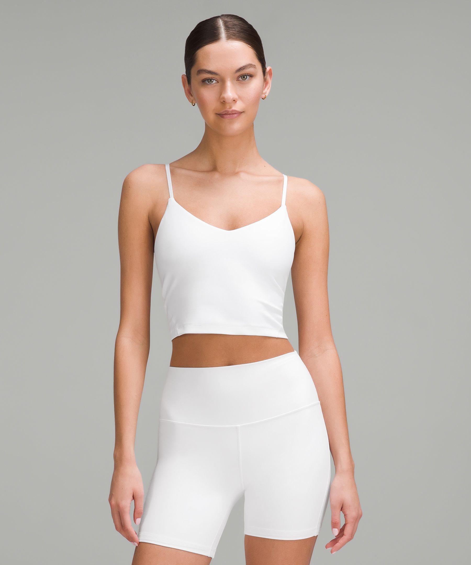 Shop Lululemon Align™ Cropped Cami Tank Top A/b Cup