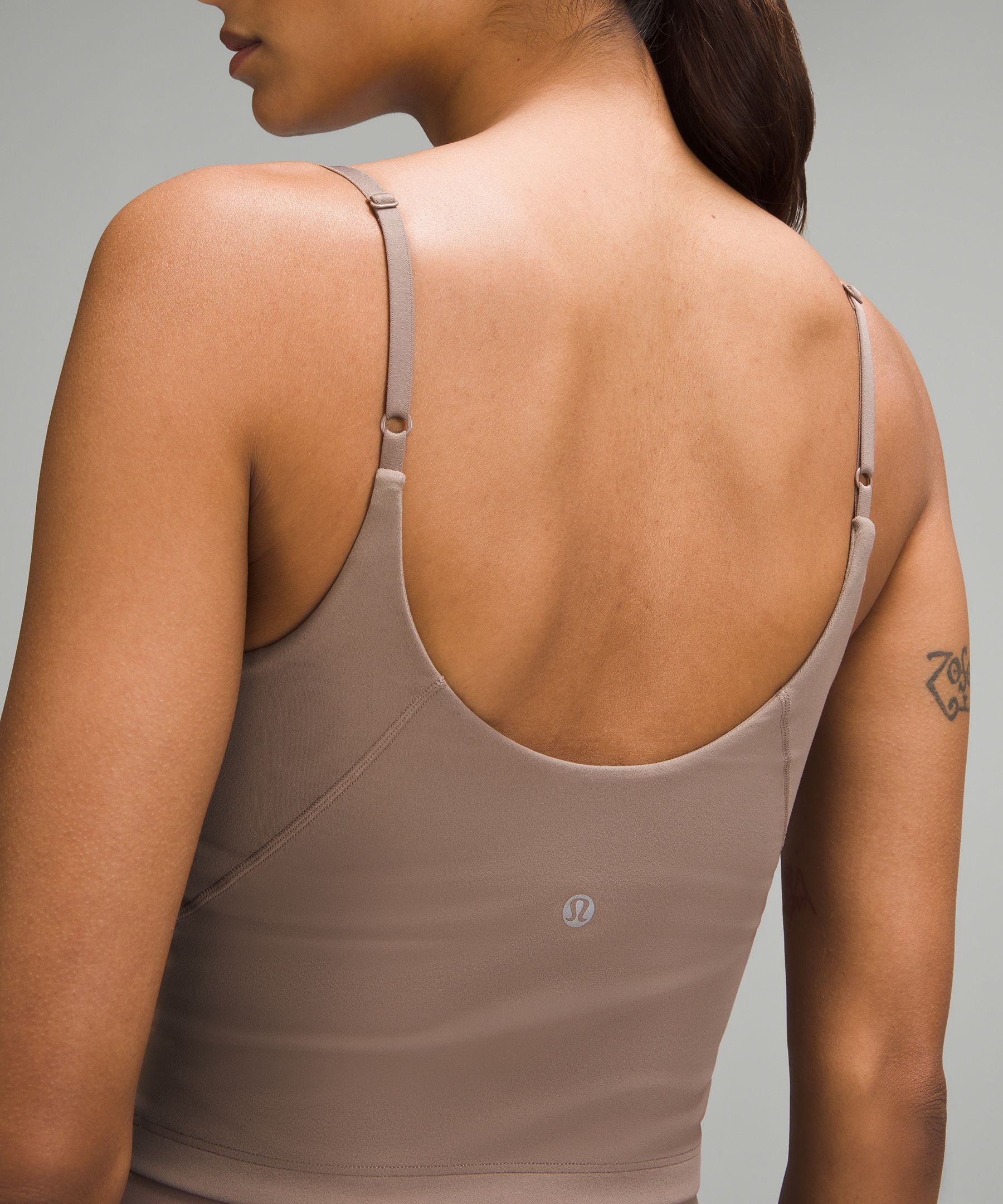 Shop Lululemon Align™ Cropped Cami Tank Top A/b Cup