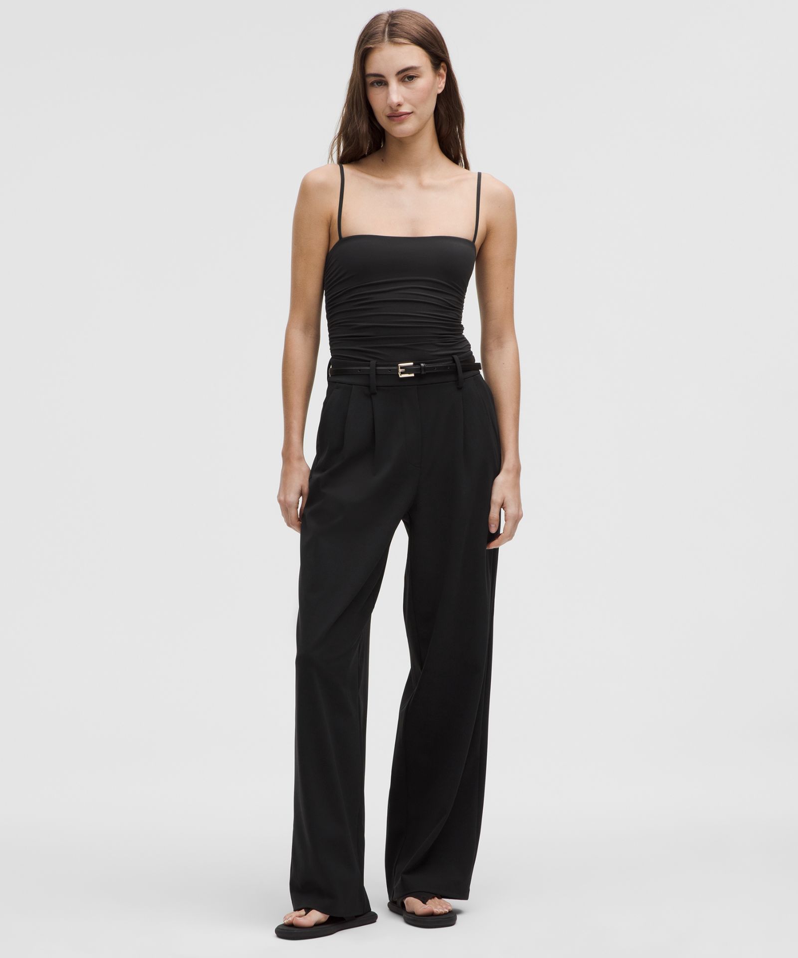 Lululemon Wundermost Ultra-Soft Nulu Ruched Cami Bodysuit — фото 2