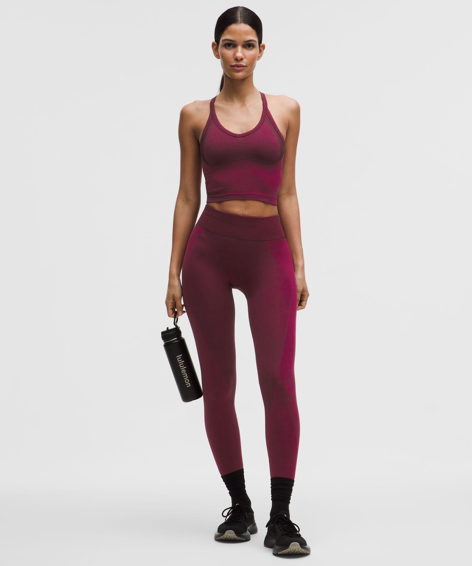 Женский топ Lululemon Get Low, лёгкая поддержка — фото 3