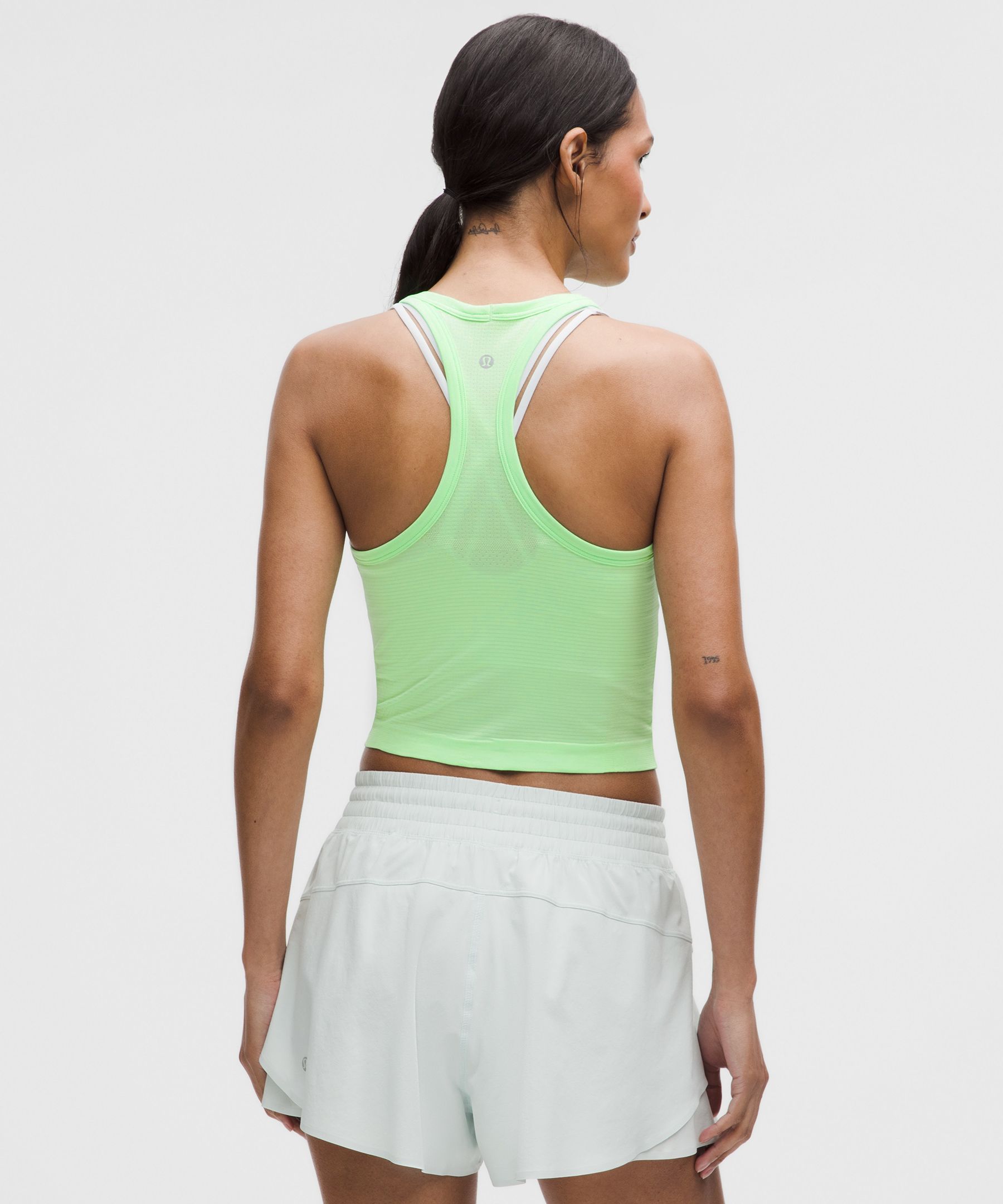 Lululemon Swiftly Tech Cropped Racerback Tank Top 2.0