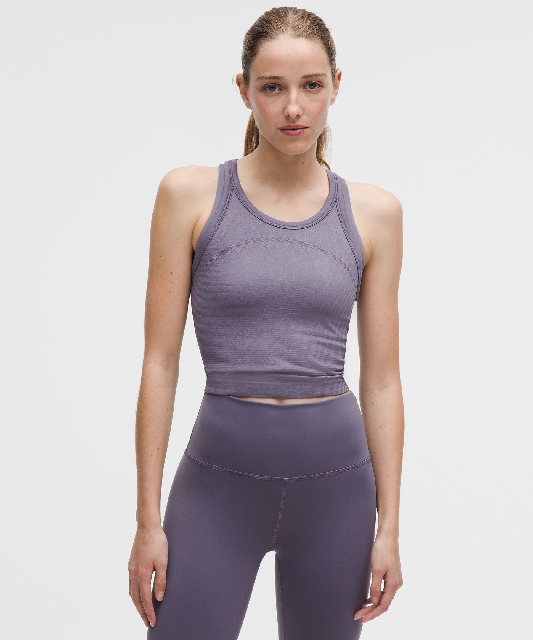 Swiftly Tech Cropped Racerback Tank Top 2.0