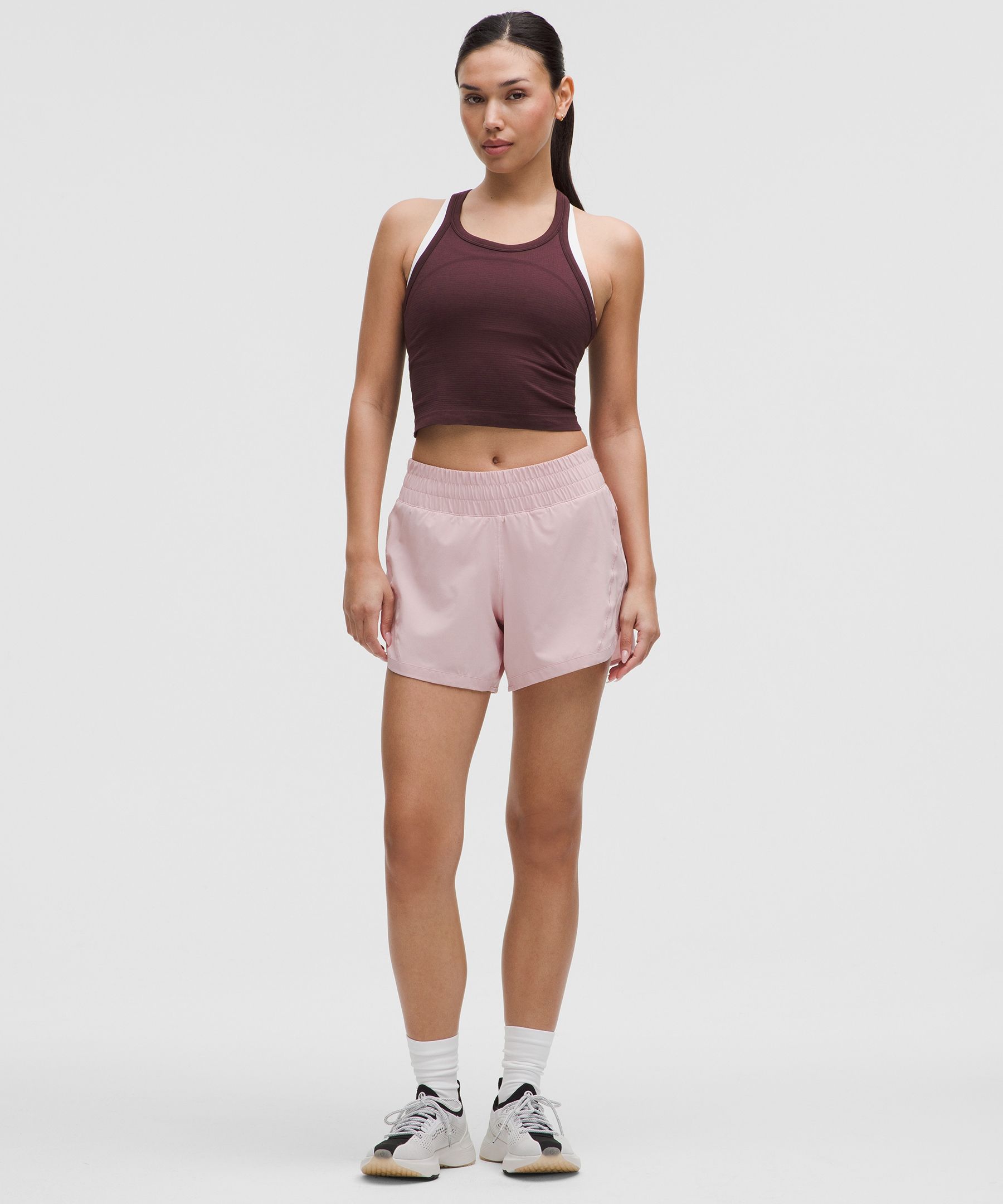 lululemon Crop Tank 新品 Lululemon Cropped Training Tank Top - Aztec Brick - lulu