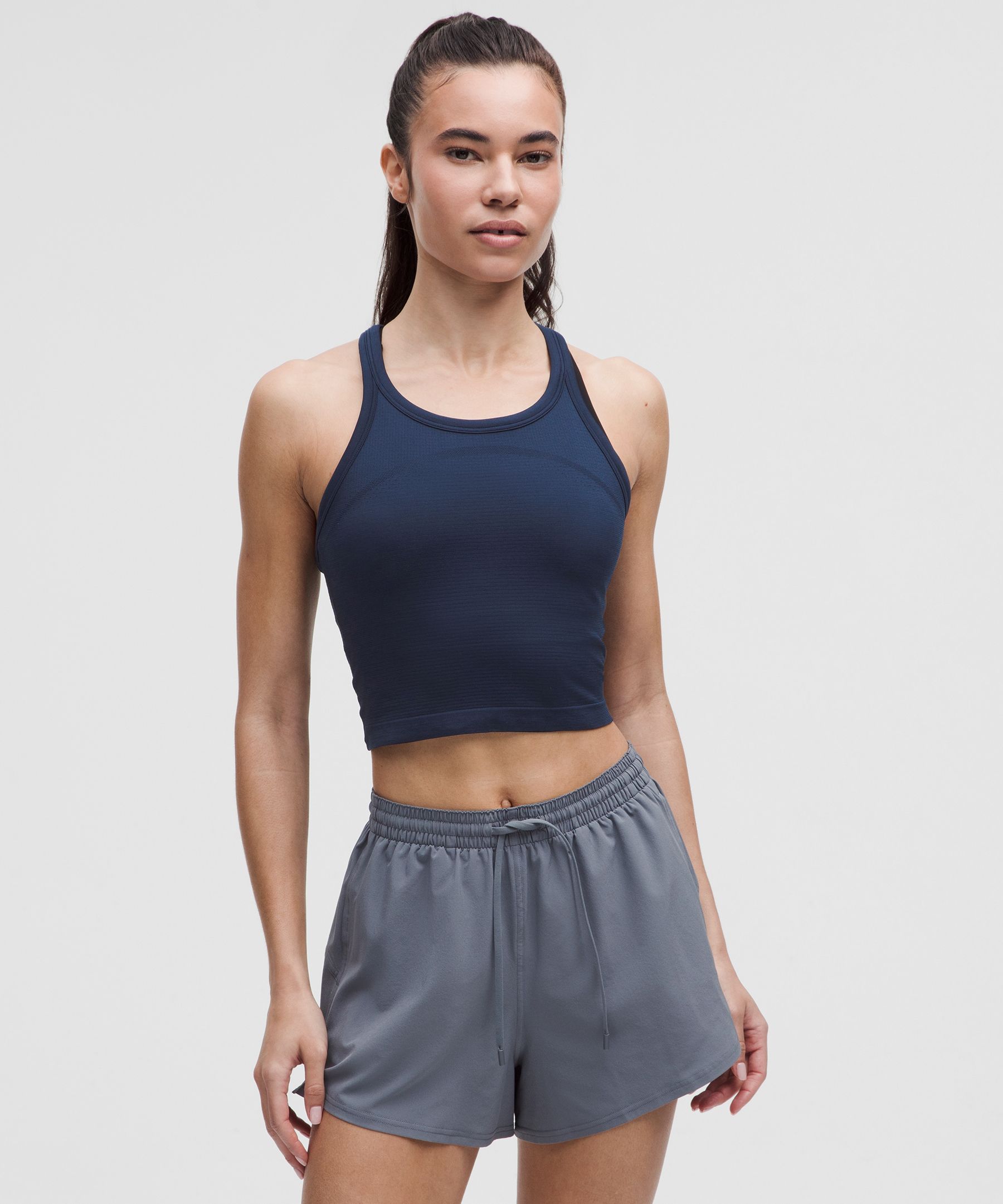 Swiftly Tech Cropped Racerback Tank Top 2.0