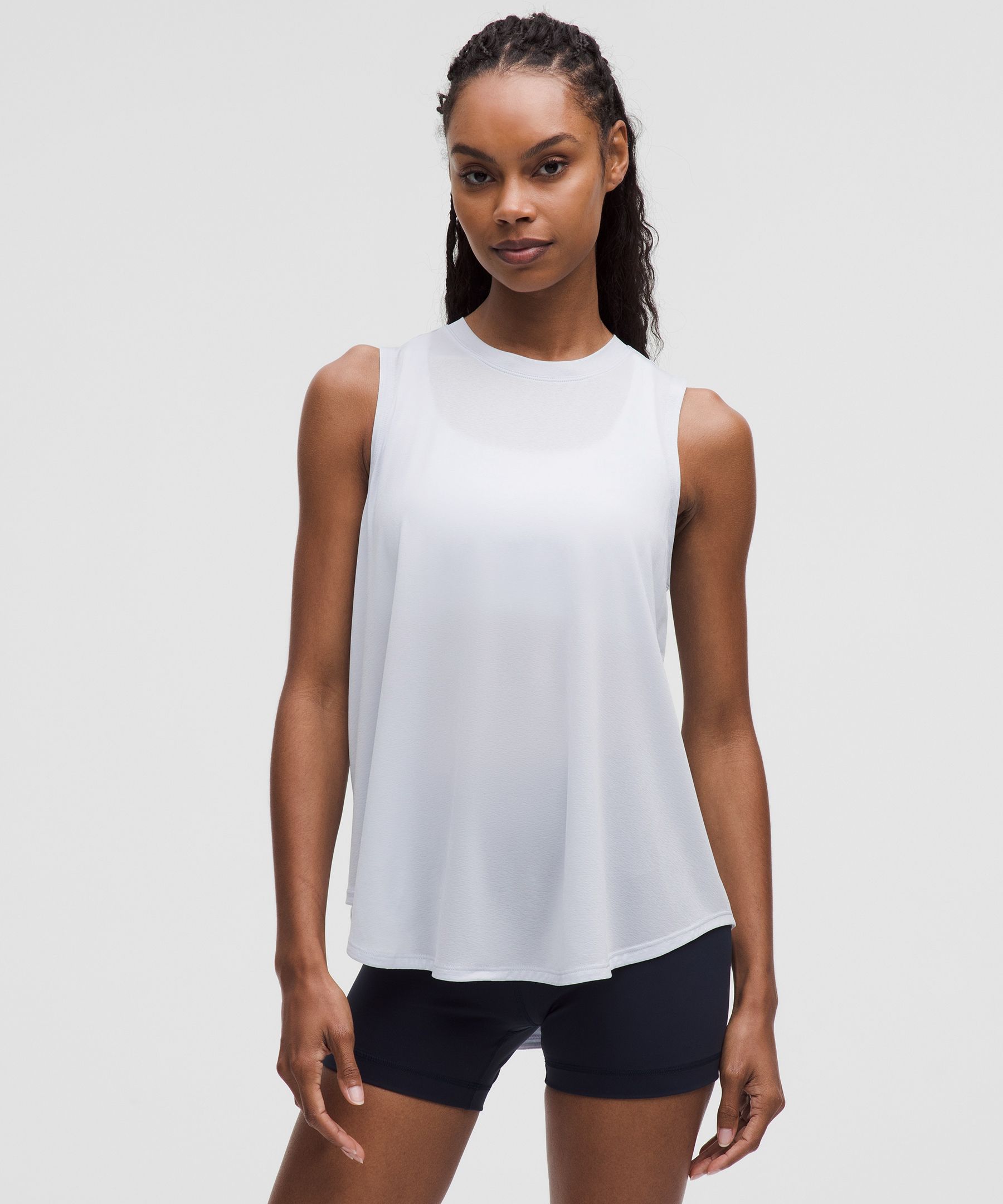lululemon – Women's Lightweight Split-Back Training Tank Top – Color Blue – Size 6