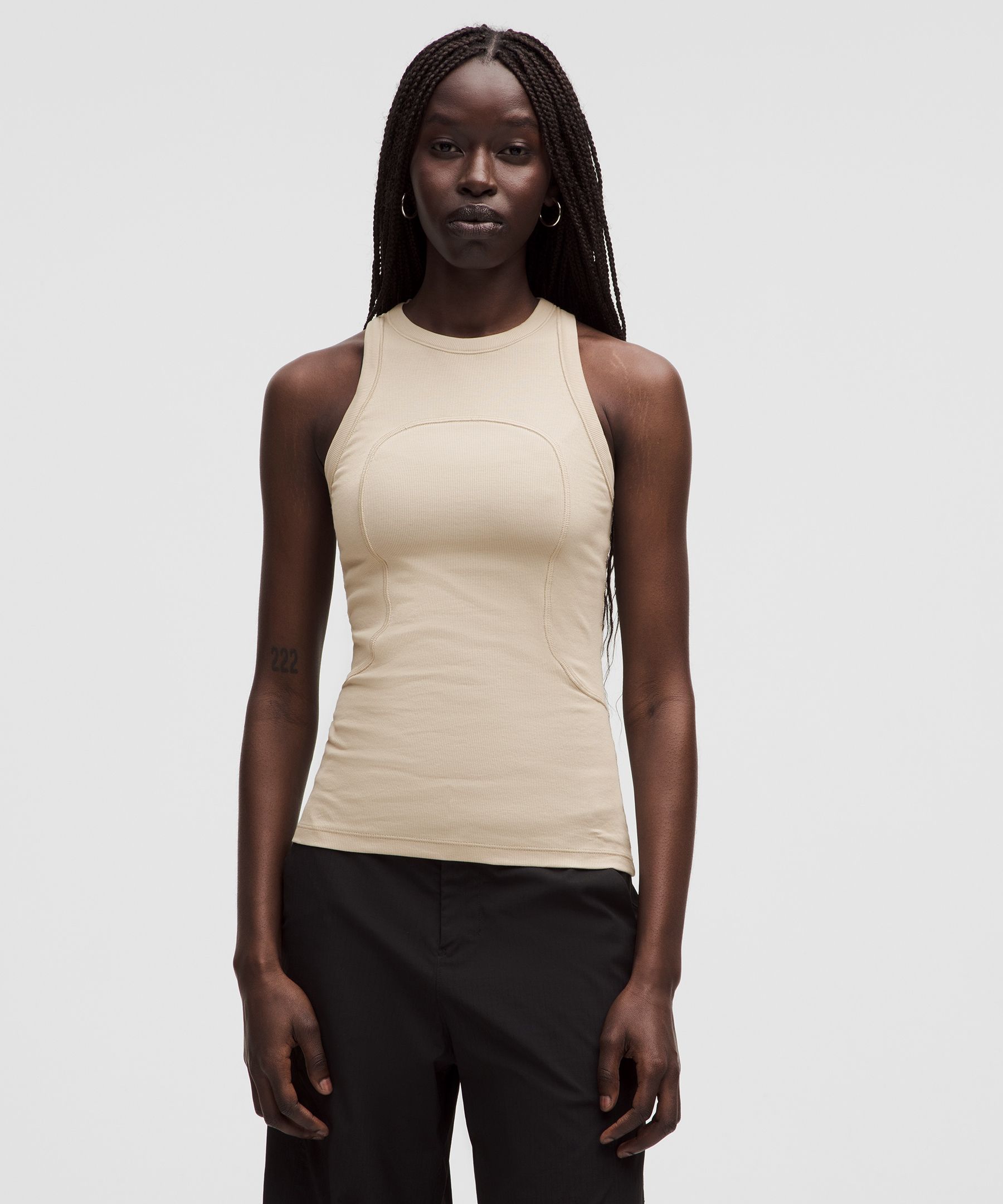 Ribbed Stretch-Cotton Tank Top SLNSH Collection