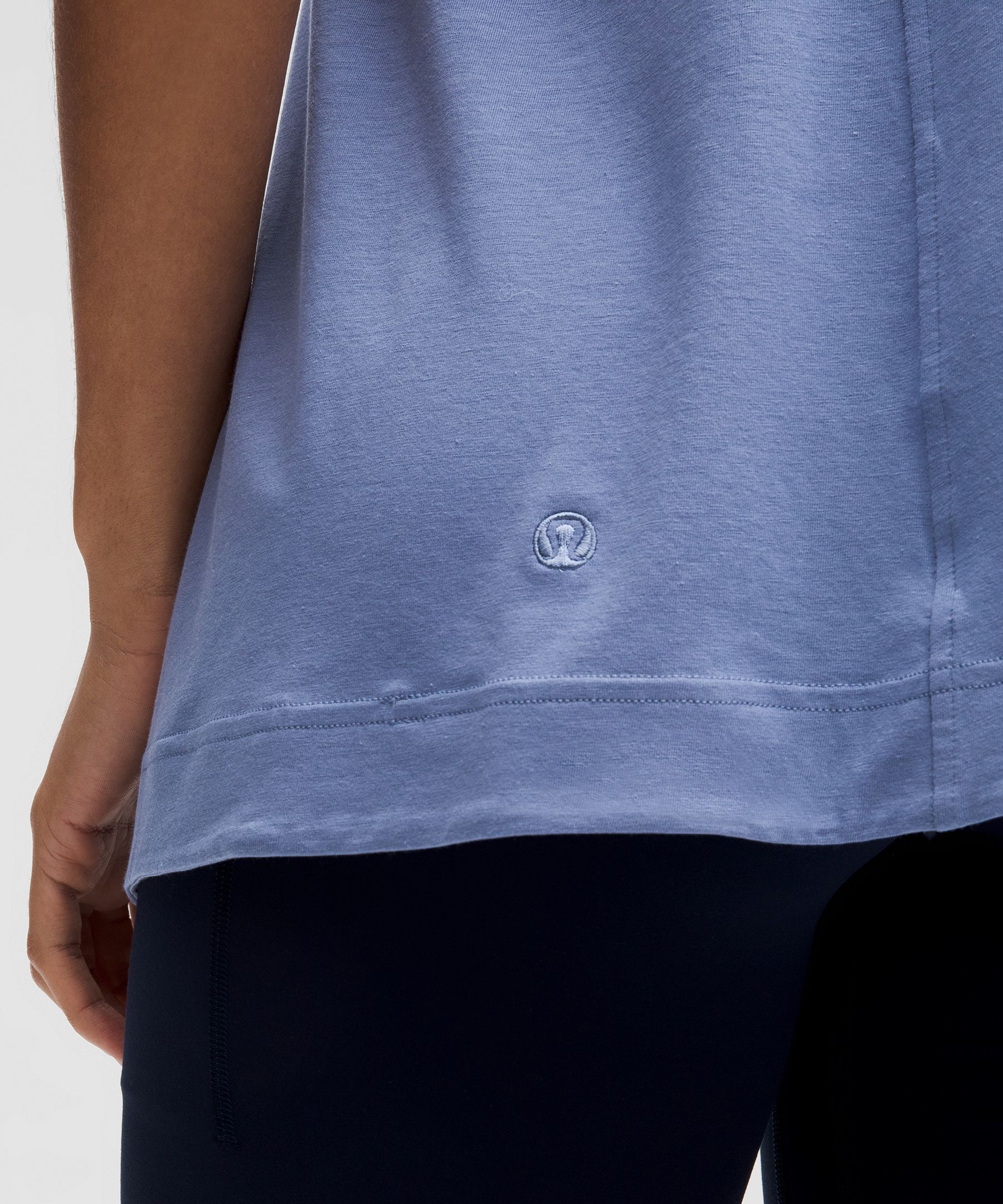 Lululemon Long Cotton Crewneck Tank Top