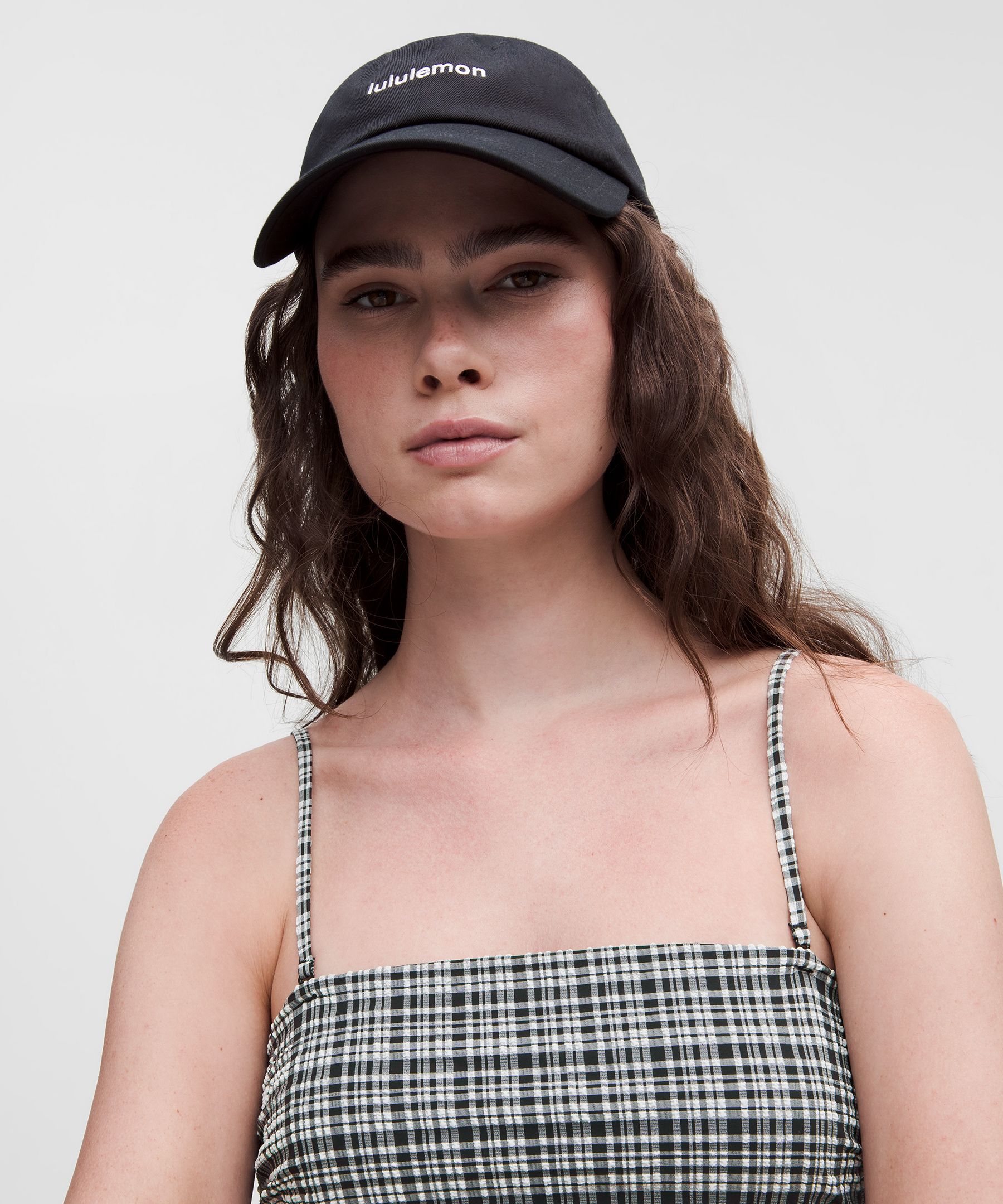 Lululemon Seersucker Check Strappy Tank Top