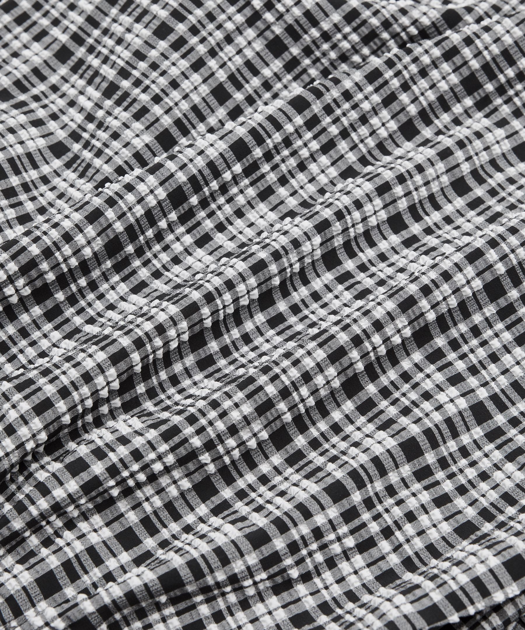 Lululemon Seersucker Check Strappy Tank Top