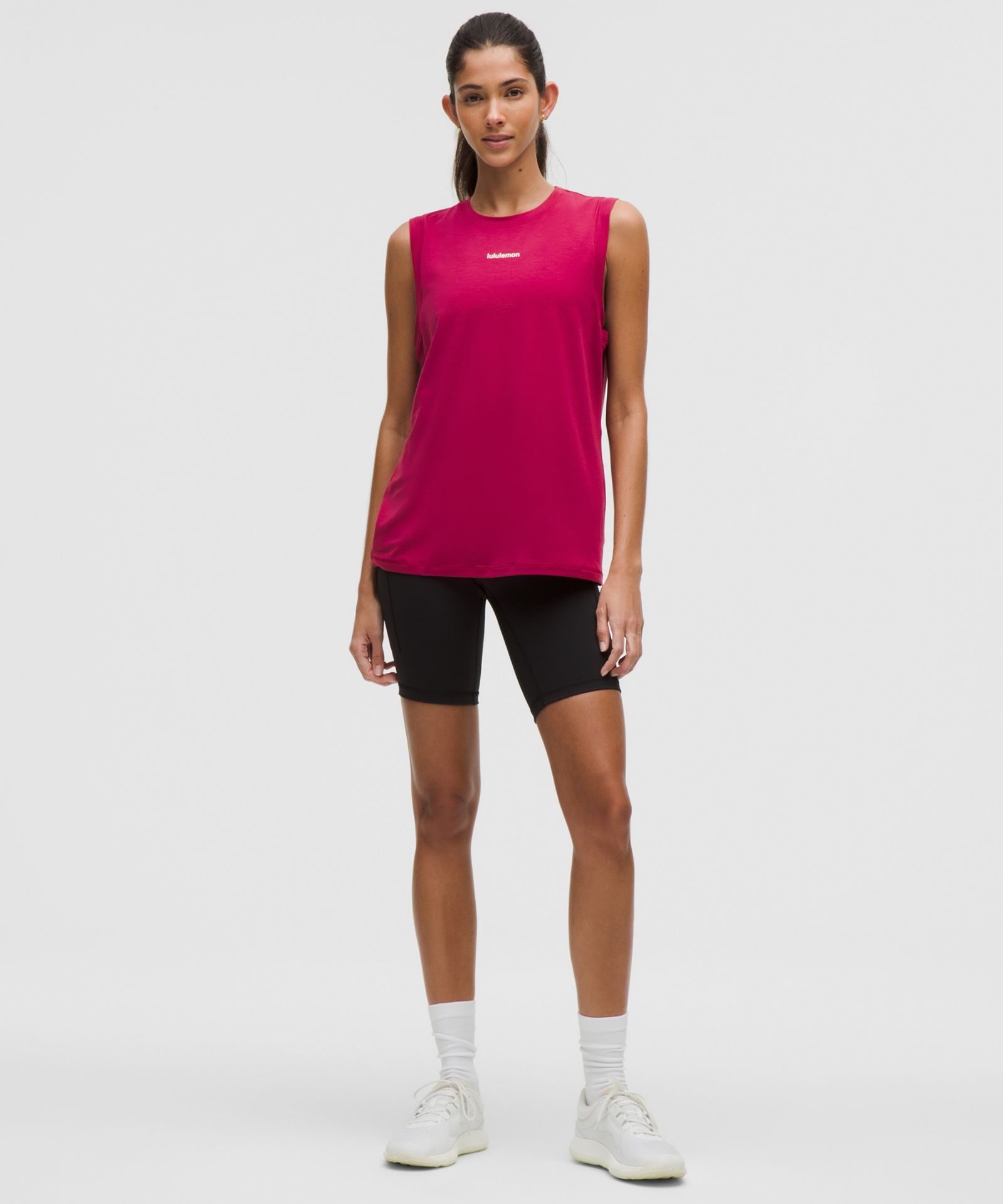 Lululemon Jersey Training Muscle Tank Top Long *Wordmark — фото 2