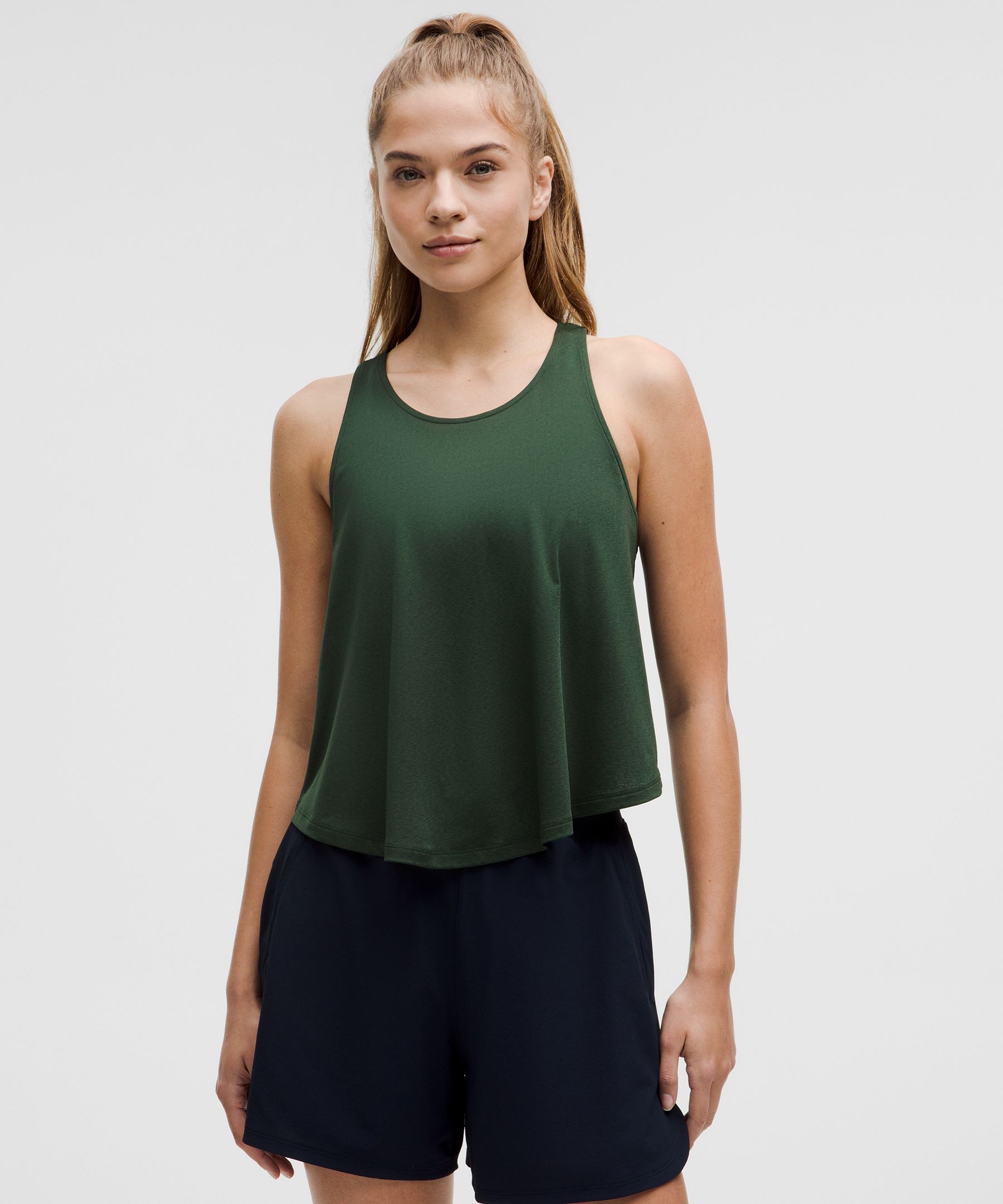 lululemon – Women's Lightweight Training Racerback Tank Top – Color Green – Size 8