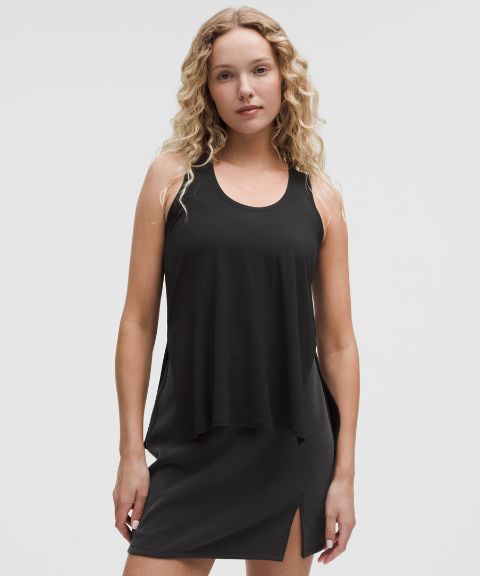 Женский топ Lululemon SilkAppeal Side-Slit Tank