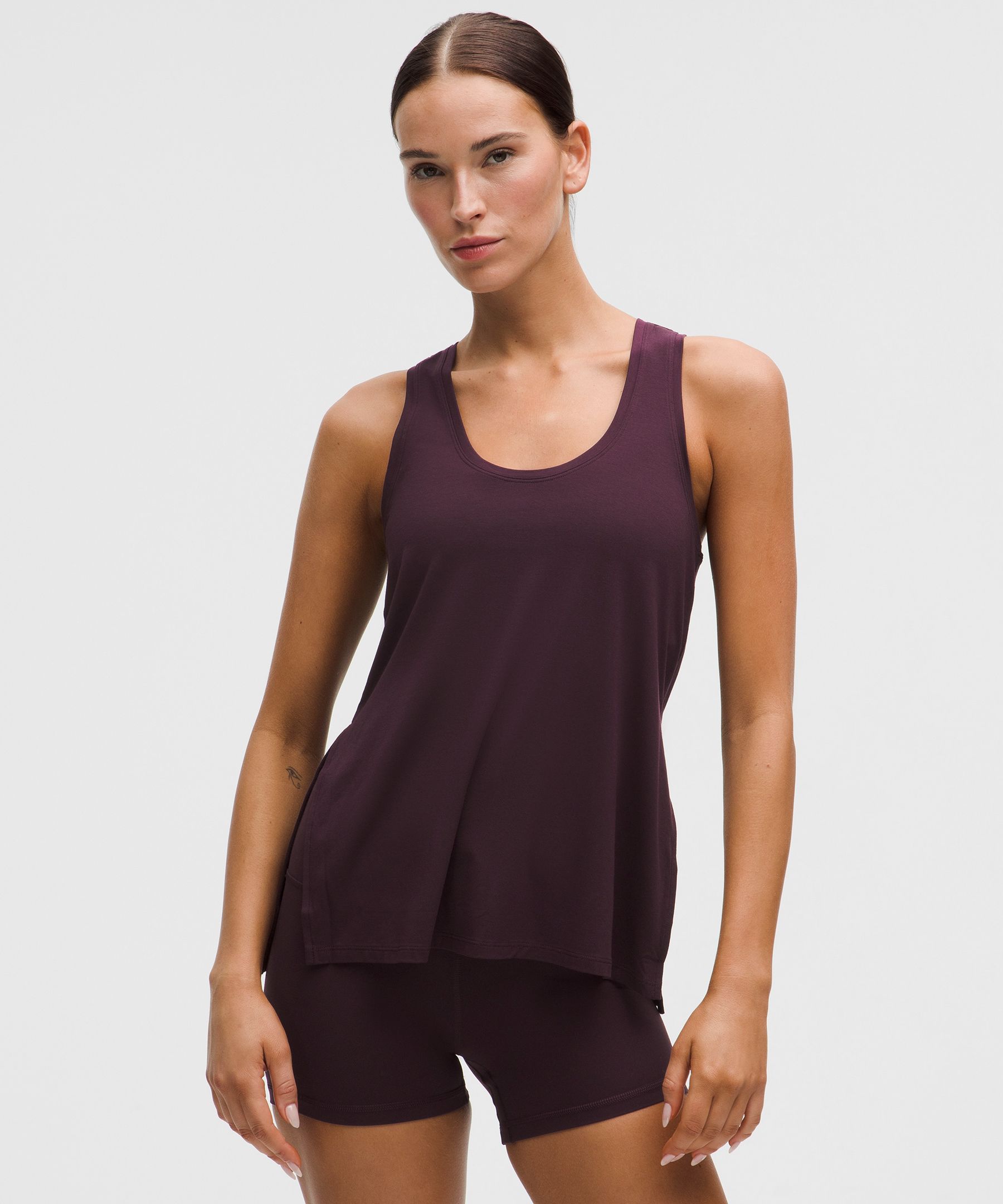 SilkAppeal Side-Slit Tank Top