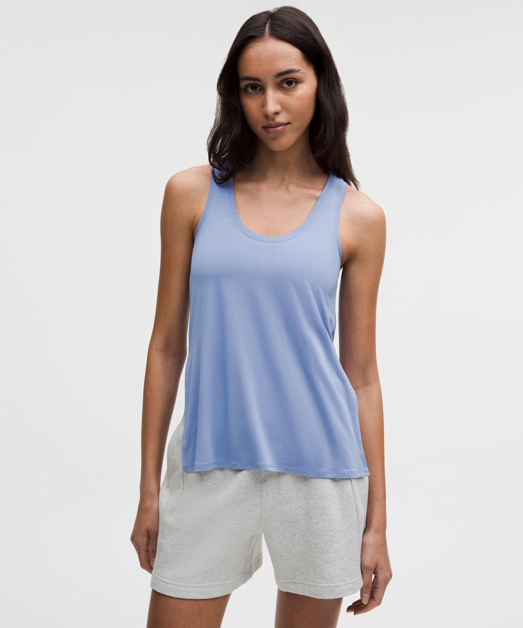 lululemon – Women’s SilkAppeal Side-Slit Tank Top – Color Blue – Size XS