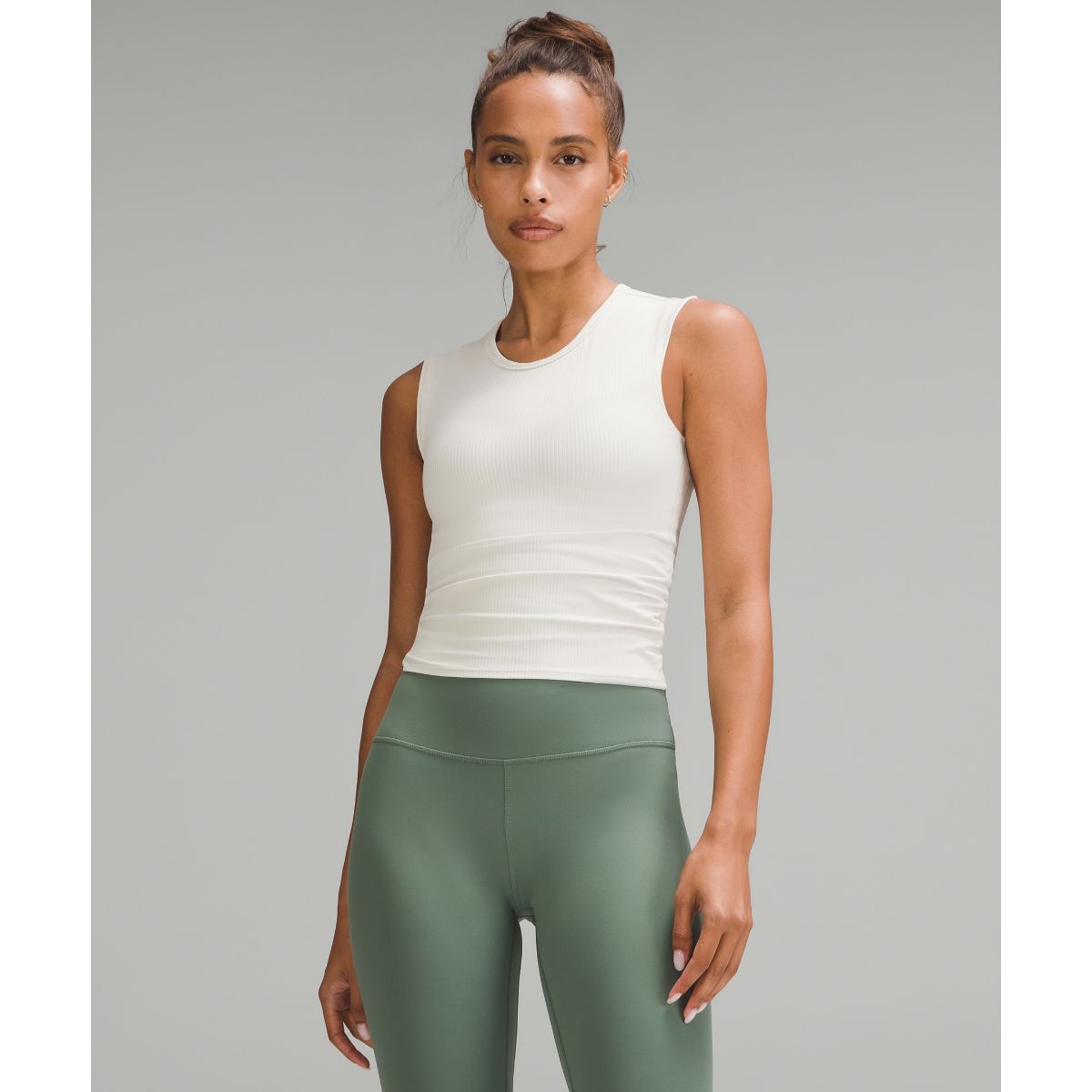 All It Takes Back-Twist Ribbed Tank Top