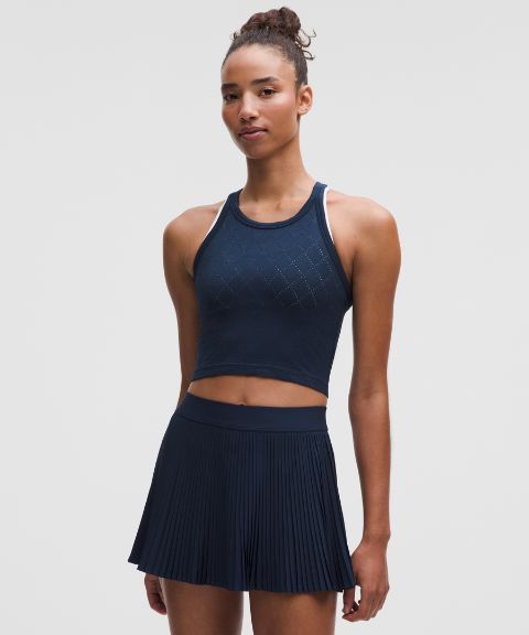 Lululemon Swiftly Tech Cropped Round-Neck Tank Top 2.0