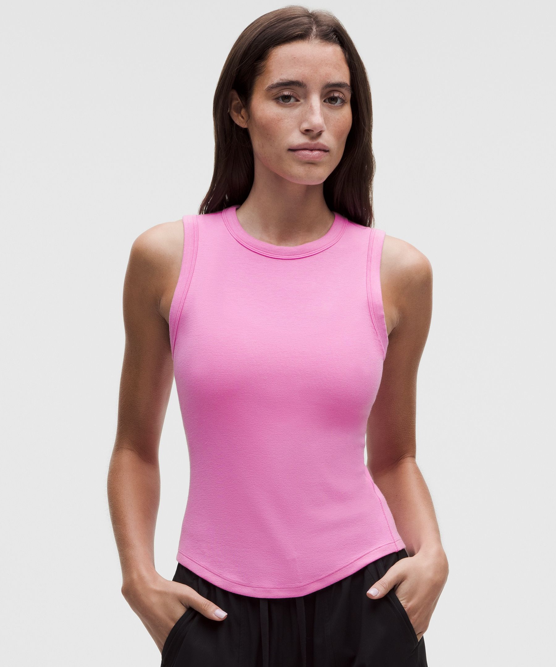 Lululemon Hold Tight Crewneck Tank Top In Pink