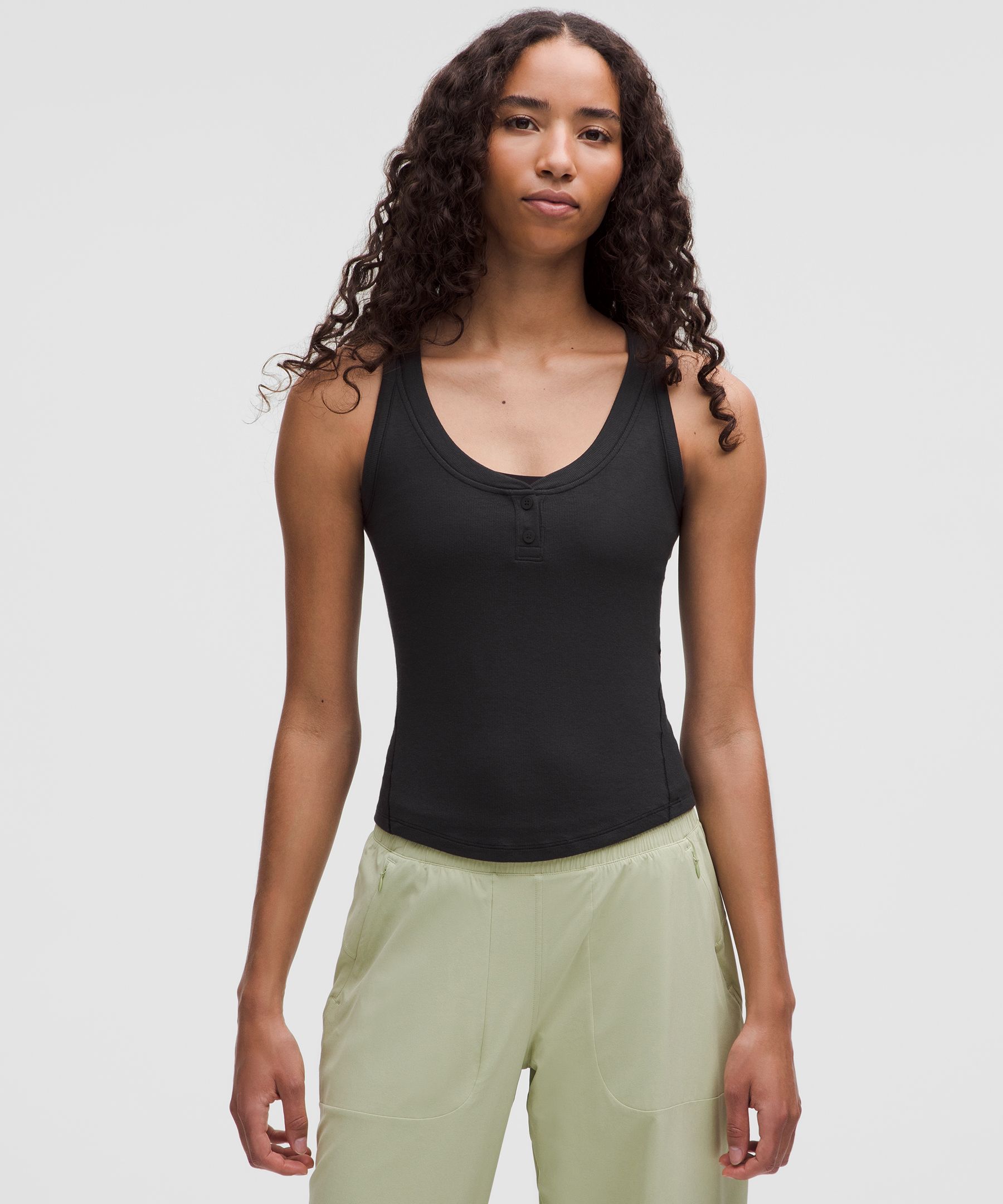 Hold Tight Henley Tank Top