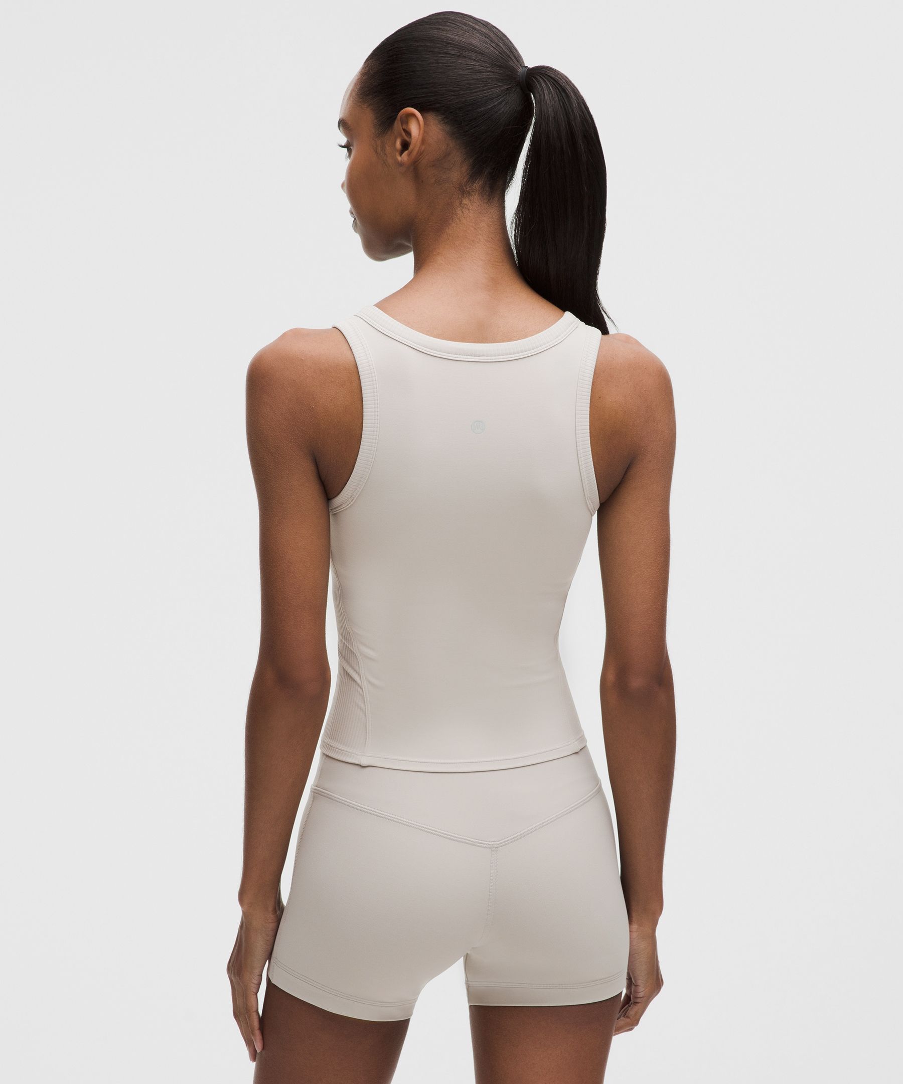Smooth and Ribbed Nulu Scoop-Neck Tank Top *Light Support, B-D Cups