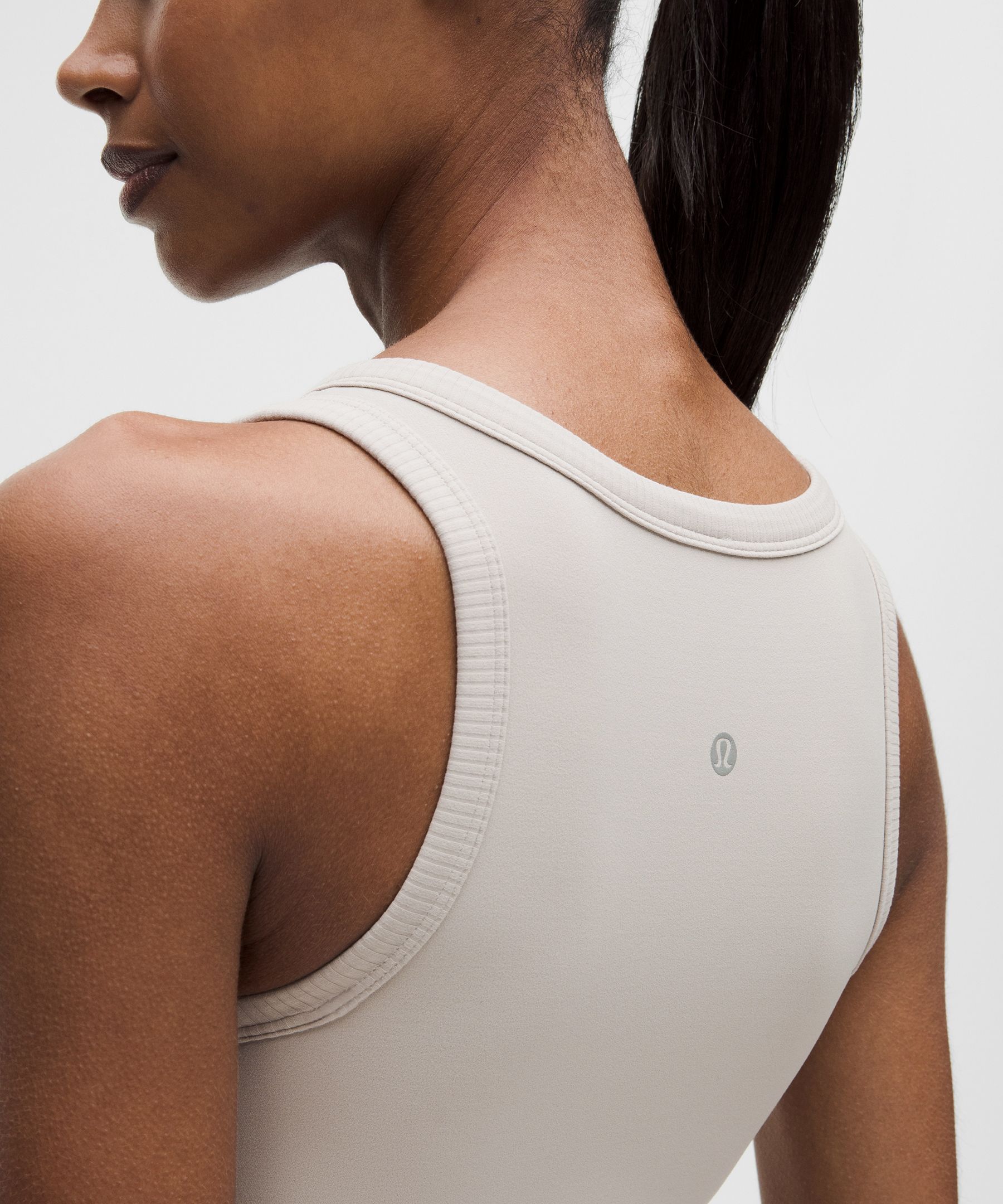 Smooth and Ribbed Nulu Scoop-Neck Tank Top *Light Support, B-D Cups