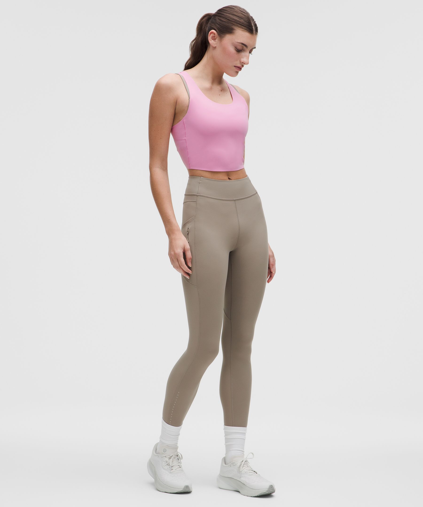 Lululemon Fast And Free Tank Top In Pink