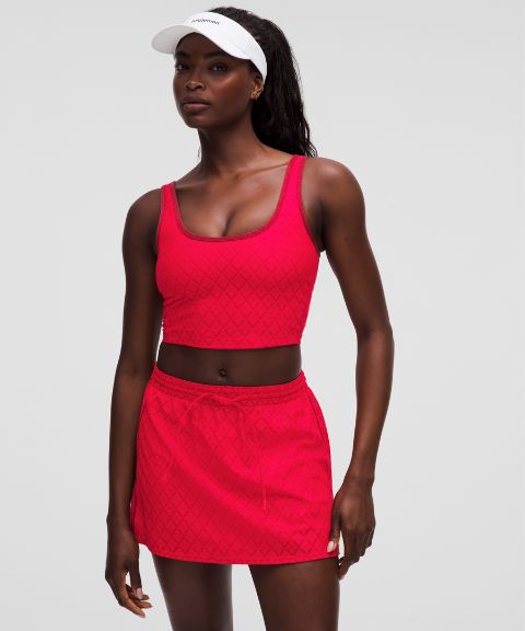 Lululemon Textured Mesh Tennis Tank Top *Medium Support, B/C Cup