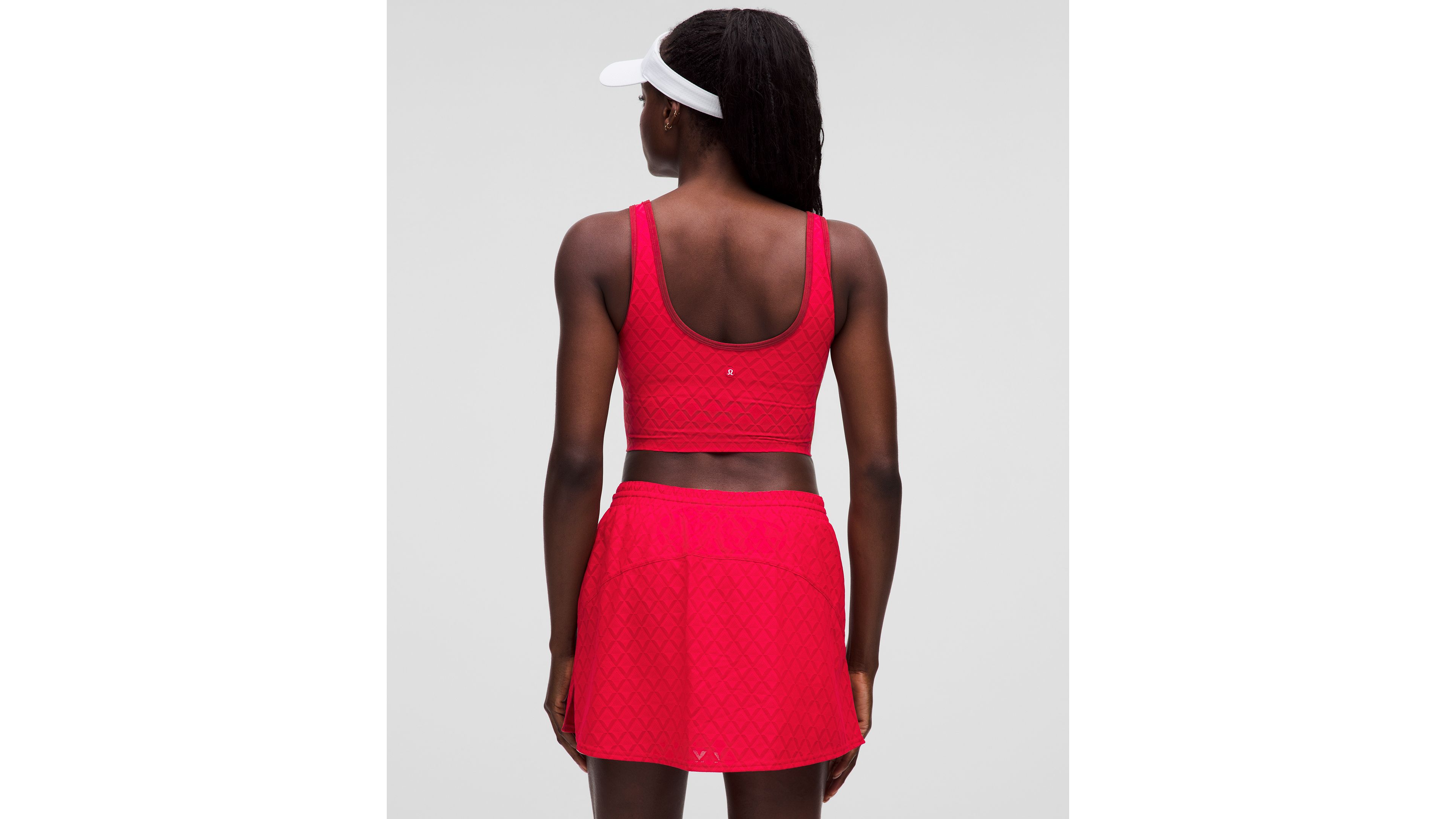 Textured Mesh Tennis Tank Top *Medium Support, B/C Cup