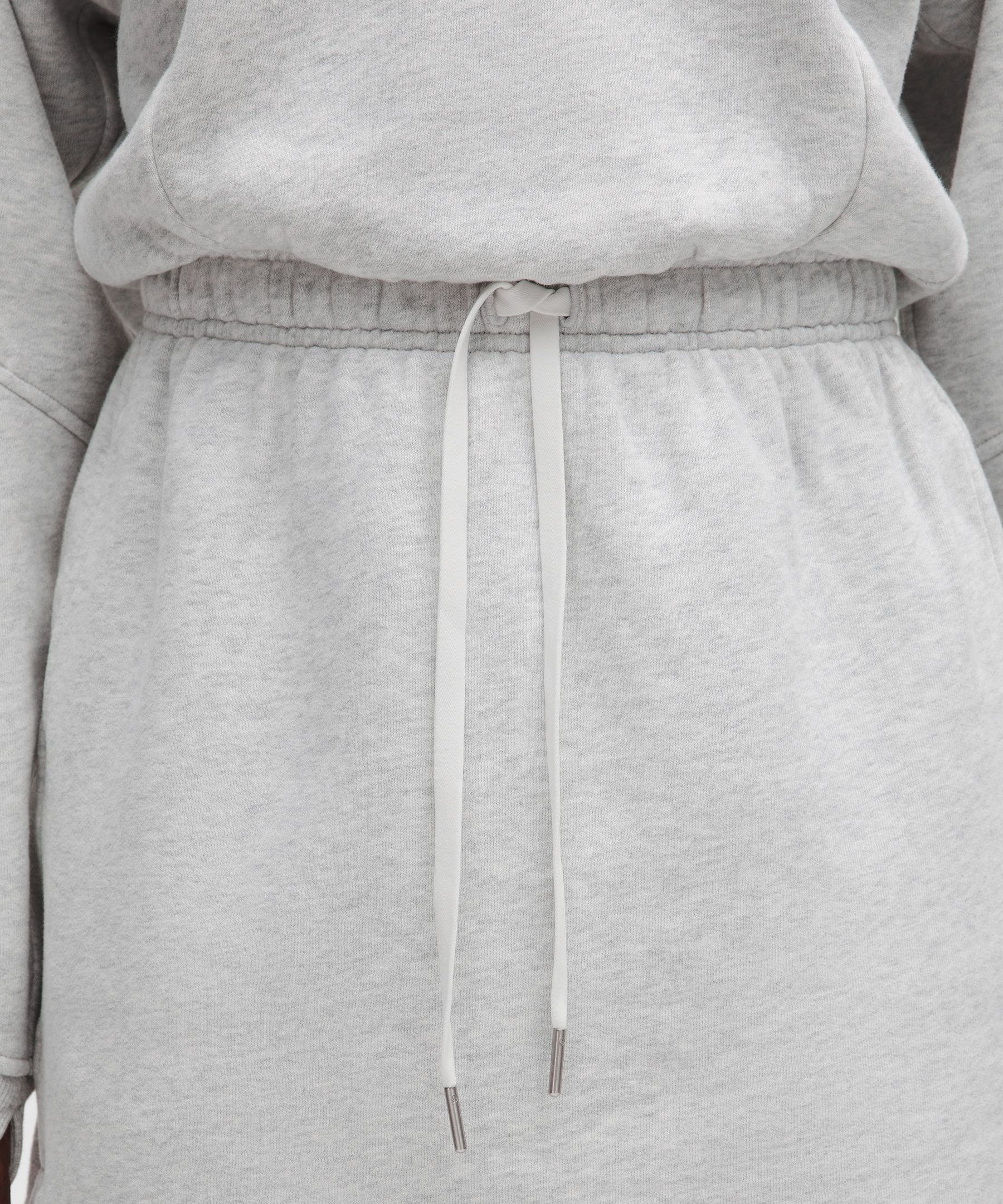 Lululemon Scuba Cinch-waist Mini Dress In White