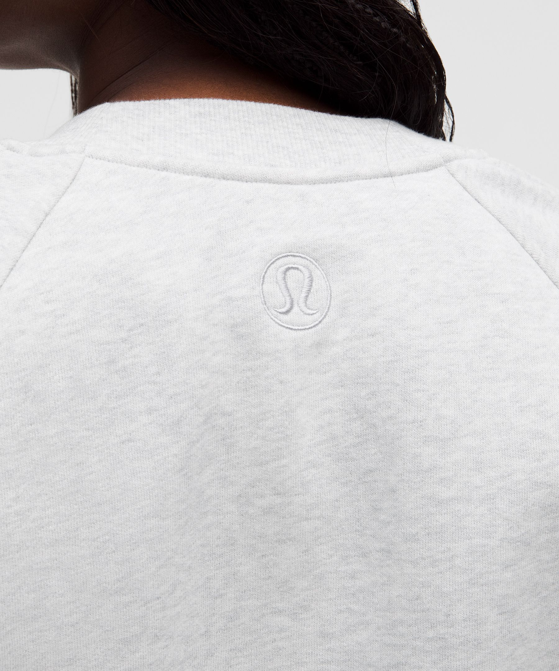 Lululemon Scuba Cinch-waist Mini Dress In White
