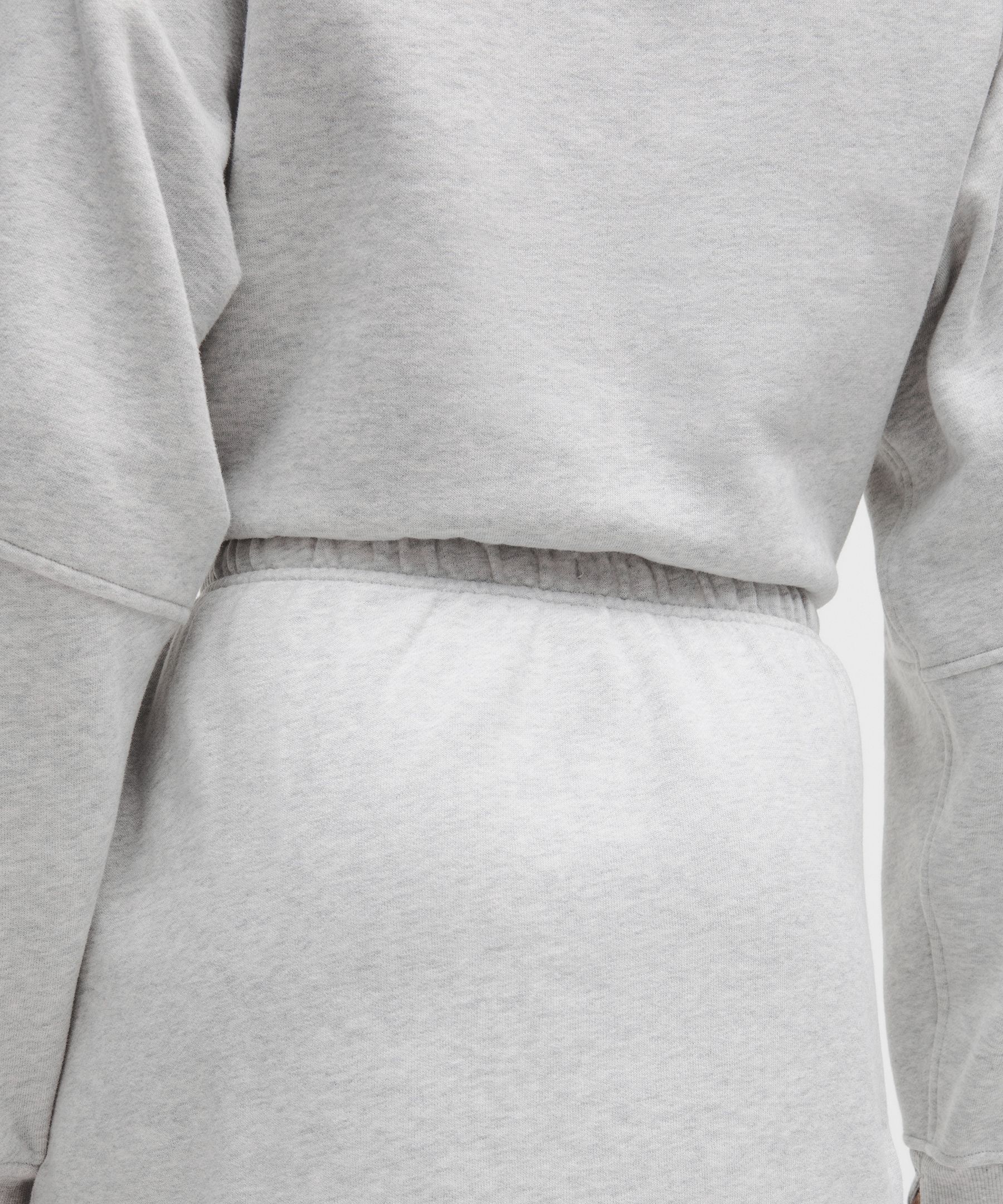 Lululemon Scuba Cinch-waist Mini Dress In White