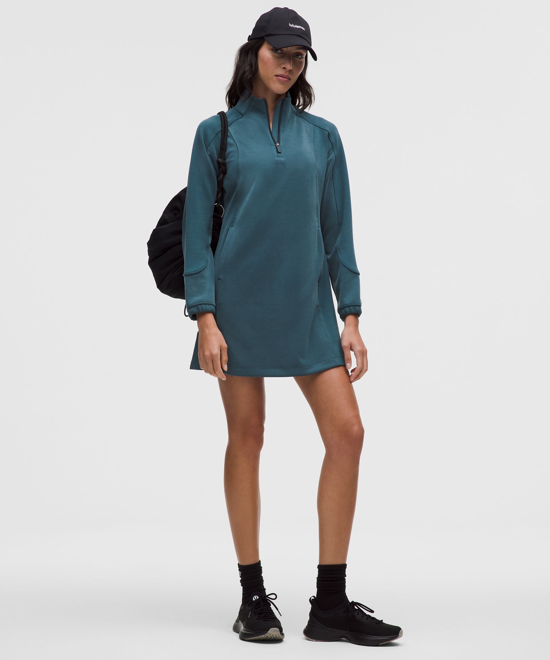 Softstreme Half-Zip Mini Dress