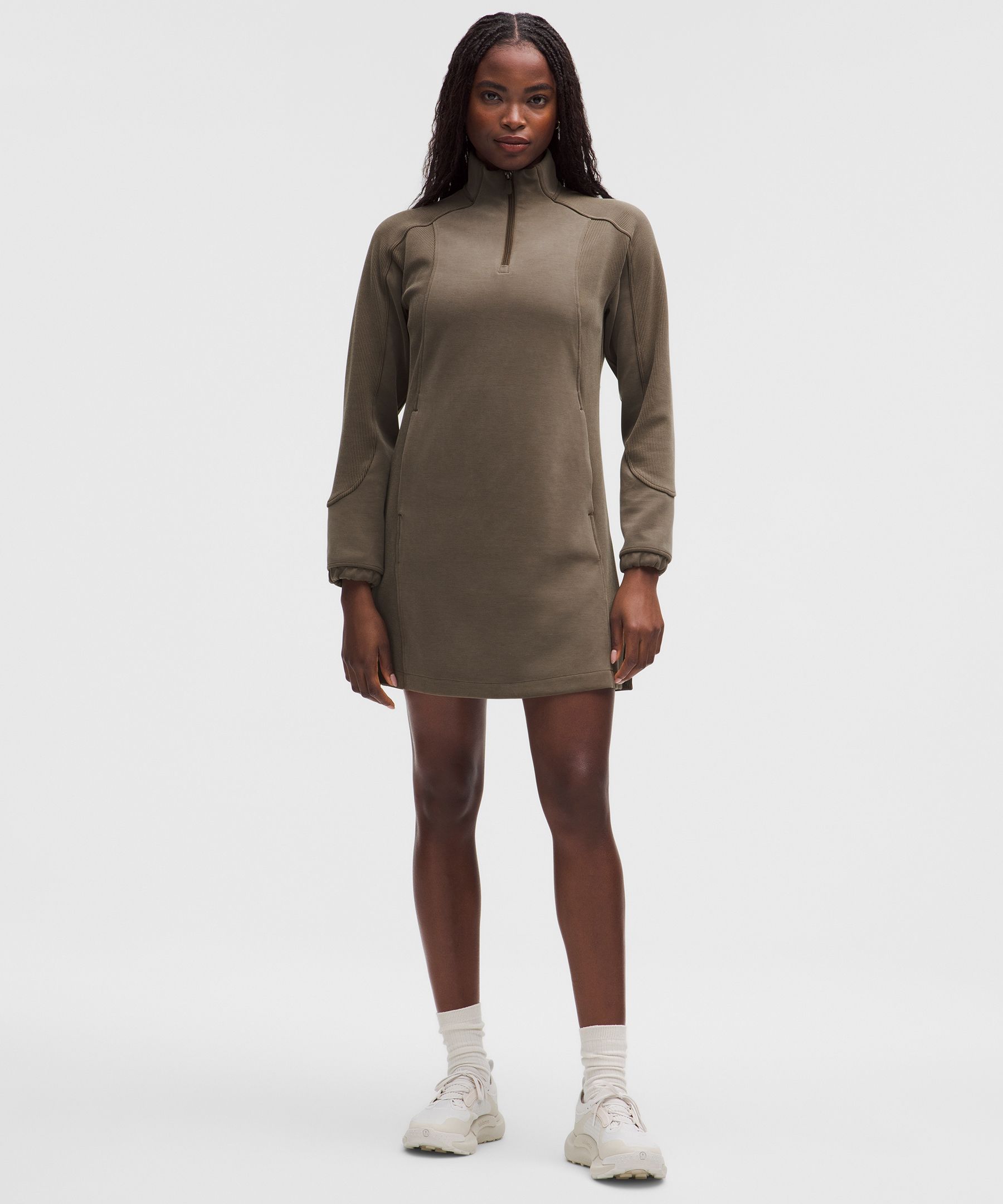 Lululemon Softstreme Half-zip Mini Dress
