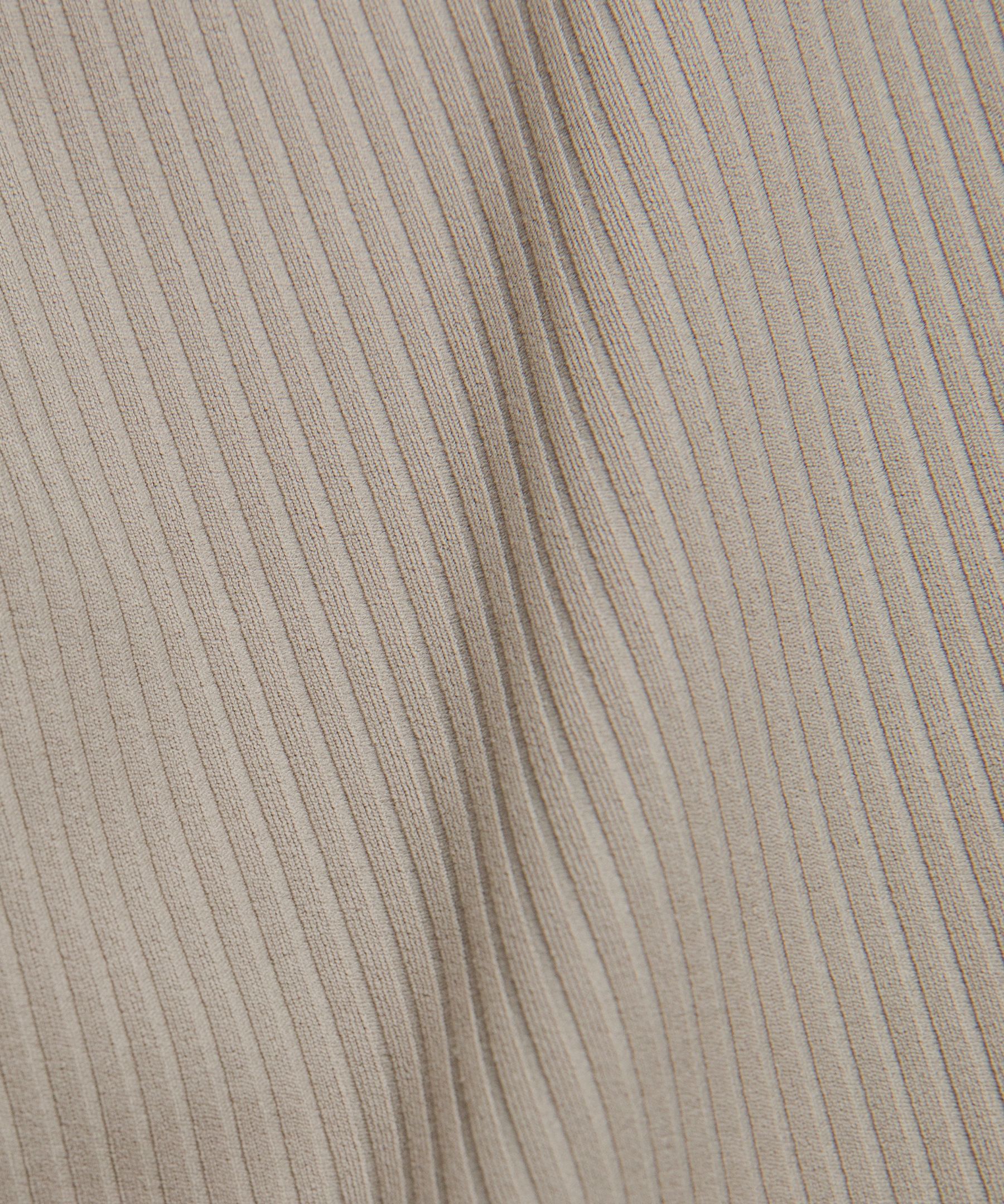 All Aligned Ribbed Long-Sleeve Henley Dress