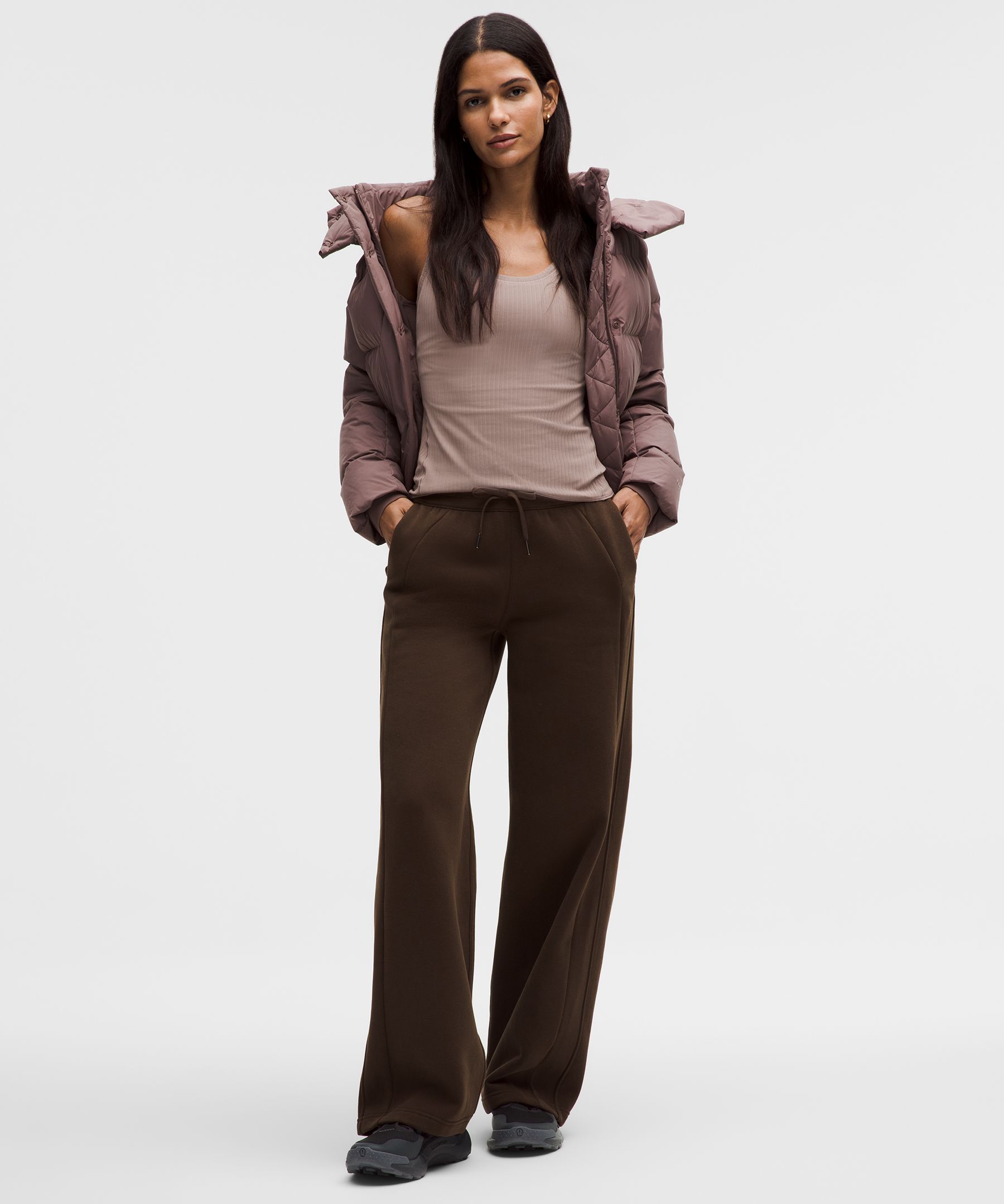 Wundermost Ultra-Soft Ribbed Nulu Scoop-Neck Tank Top