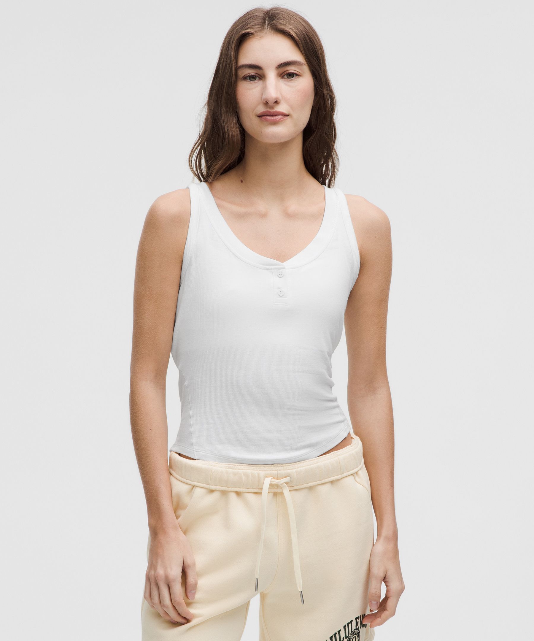 Hold Tight Henley Tank Top