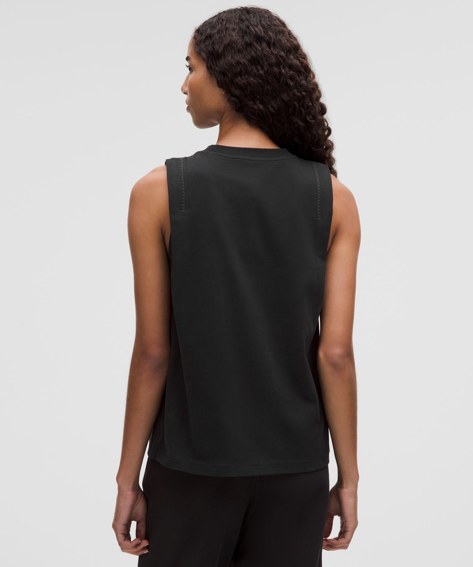 Lululemon Cotton Jersey Stitch-Detail Tank Top — фото 3