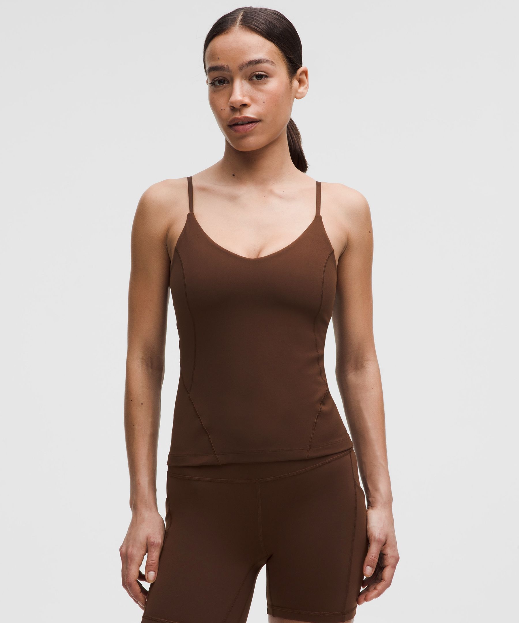 Lululemon Align™ Waist-Length Cami Tank Light Support, C/D Cup - Brown