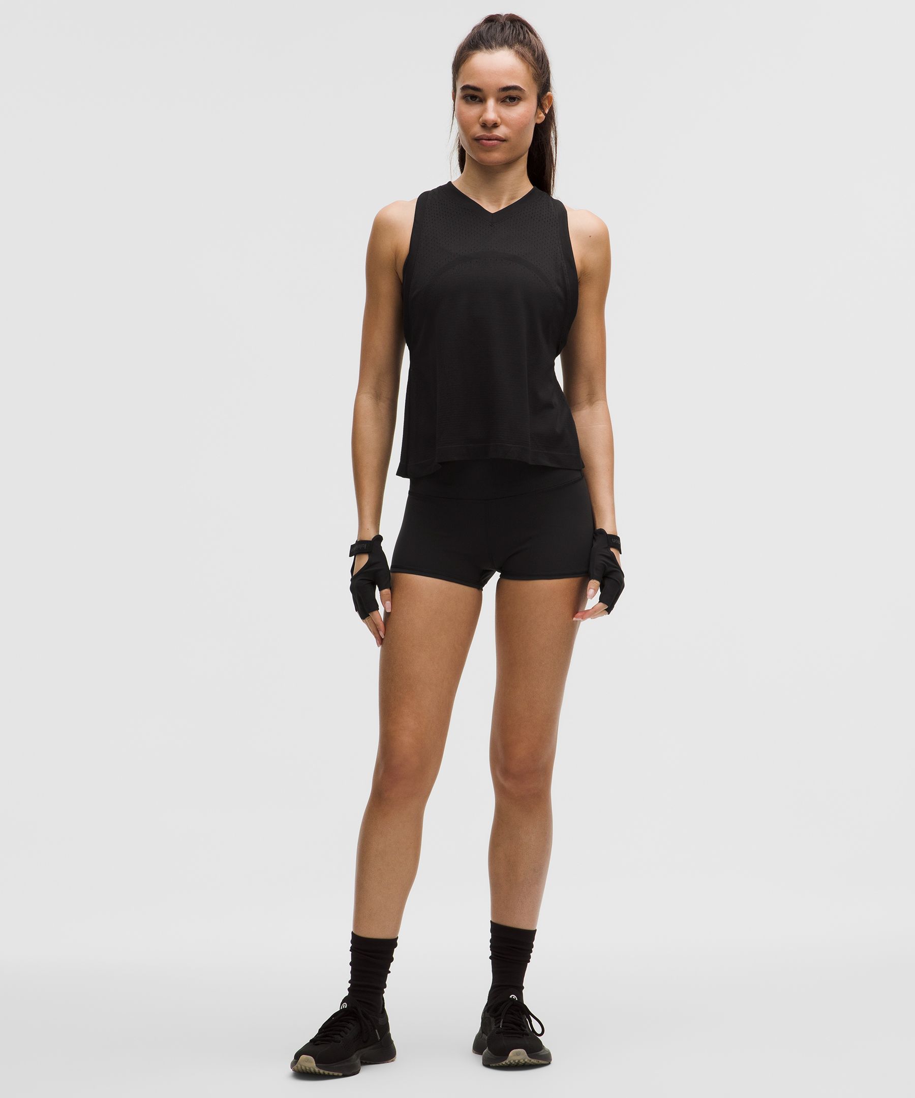 Swiftly Open-Hole V-Neck Tank Top