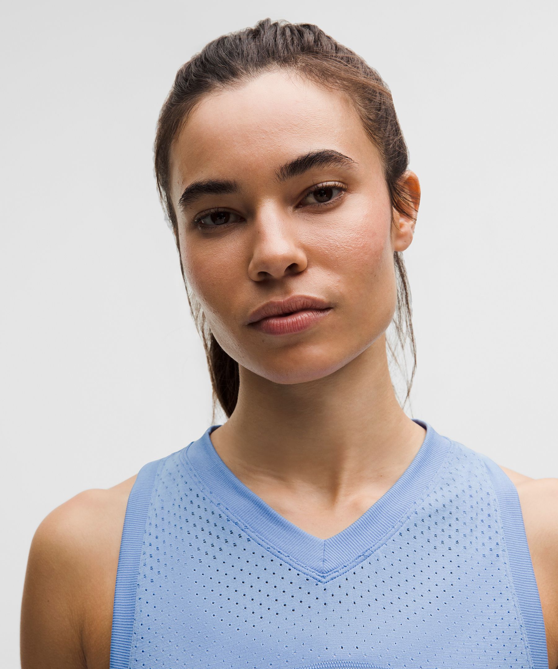 Swiftly Open-Hole V-Neck Tank Top - thumbnail 9