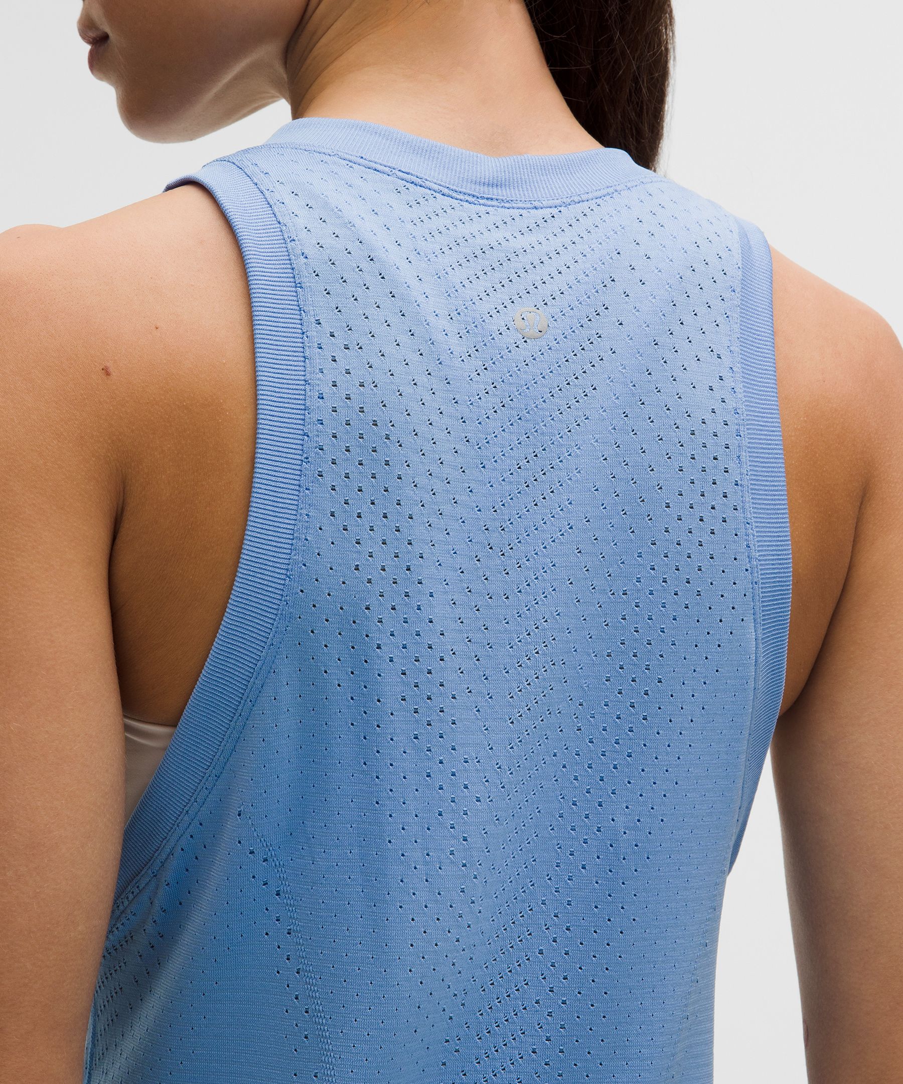 Swiftly Open-Hole V-Neck Tank Top - thumbnail 10