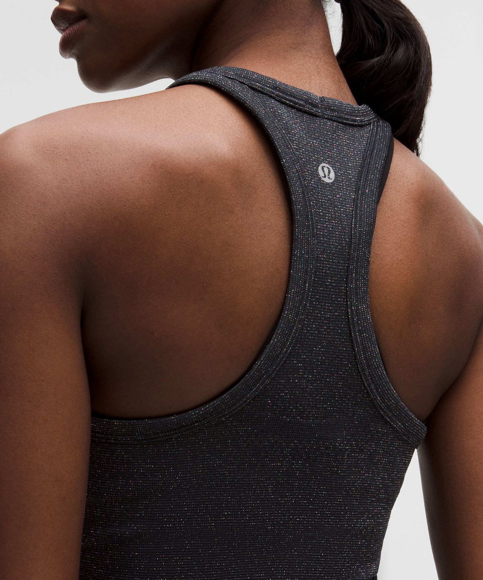 Lululemon Swiftly Tech Cropped Round-Neck Racerback Tank Top 2.0 *Sparkle — фото 5