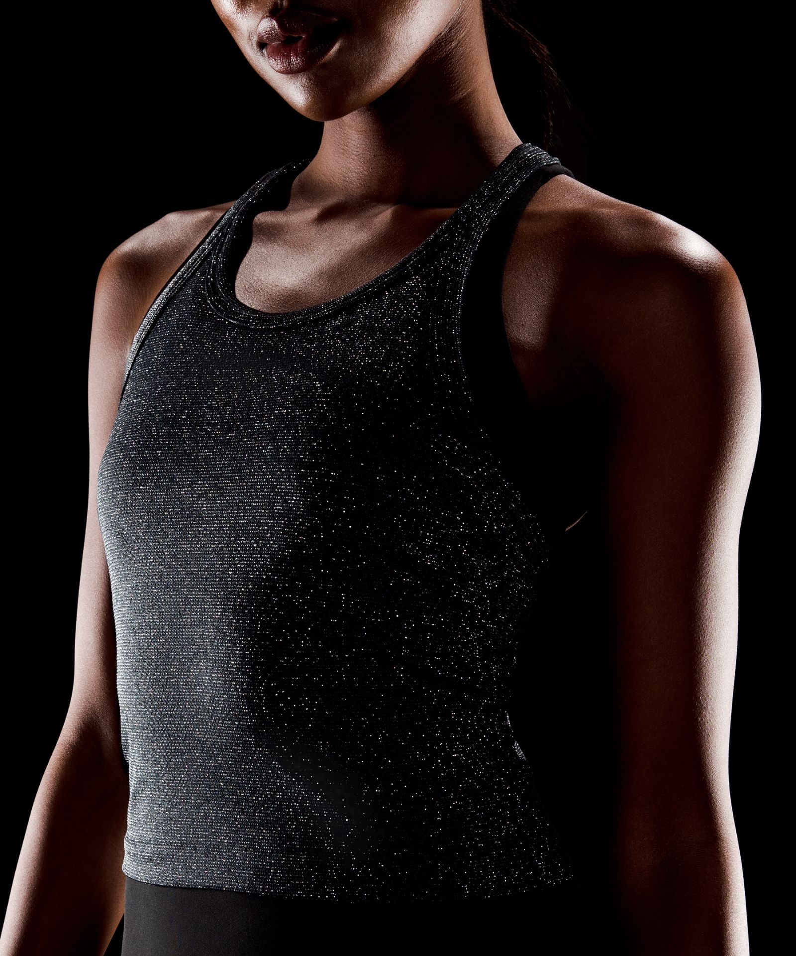 Lululemon Swiftly Tech Cropped Round-Neck Racerback Tank Top 2.0 *Sparkle — фото 6