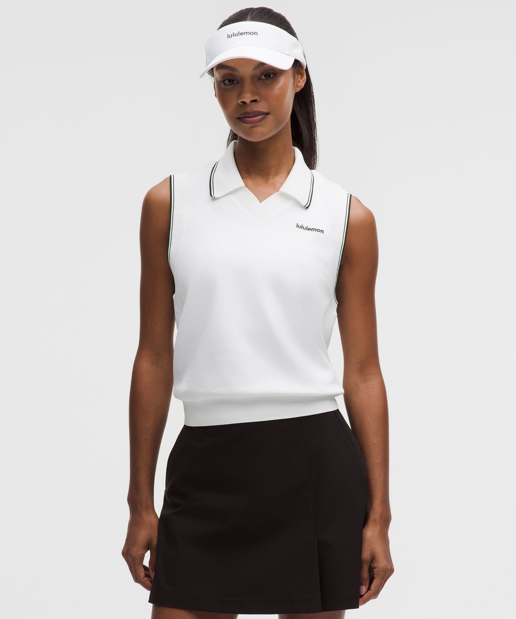 Cotton-Blend Golf Vest