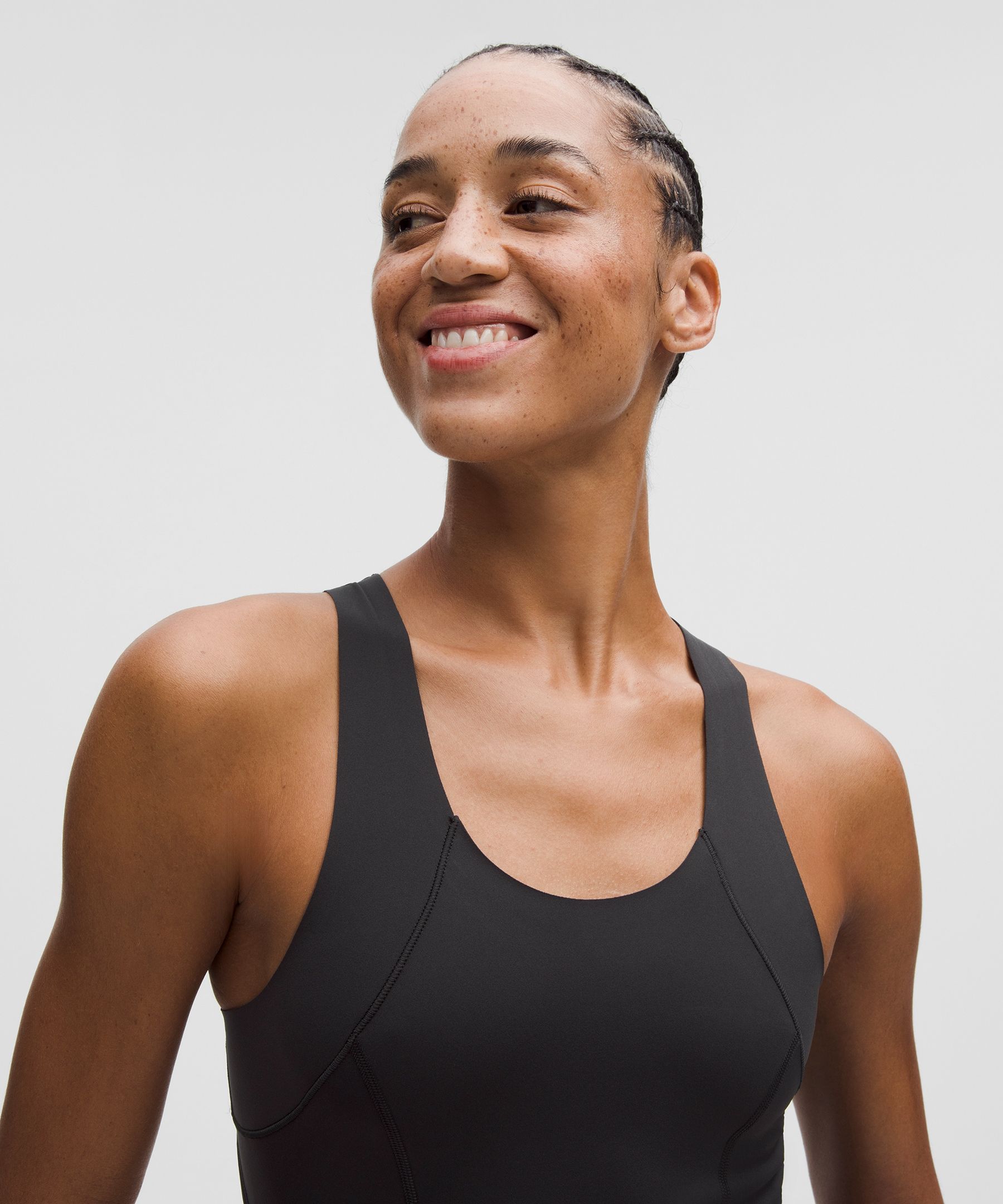 Lululemon Go Further Split-short Runsie 3" In Brown